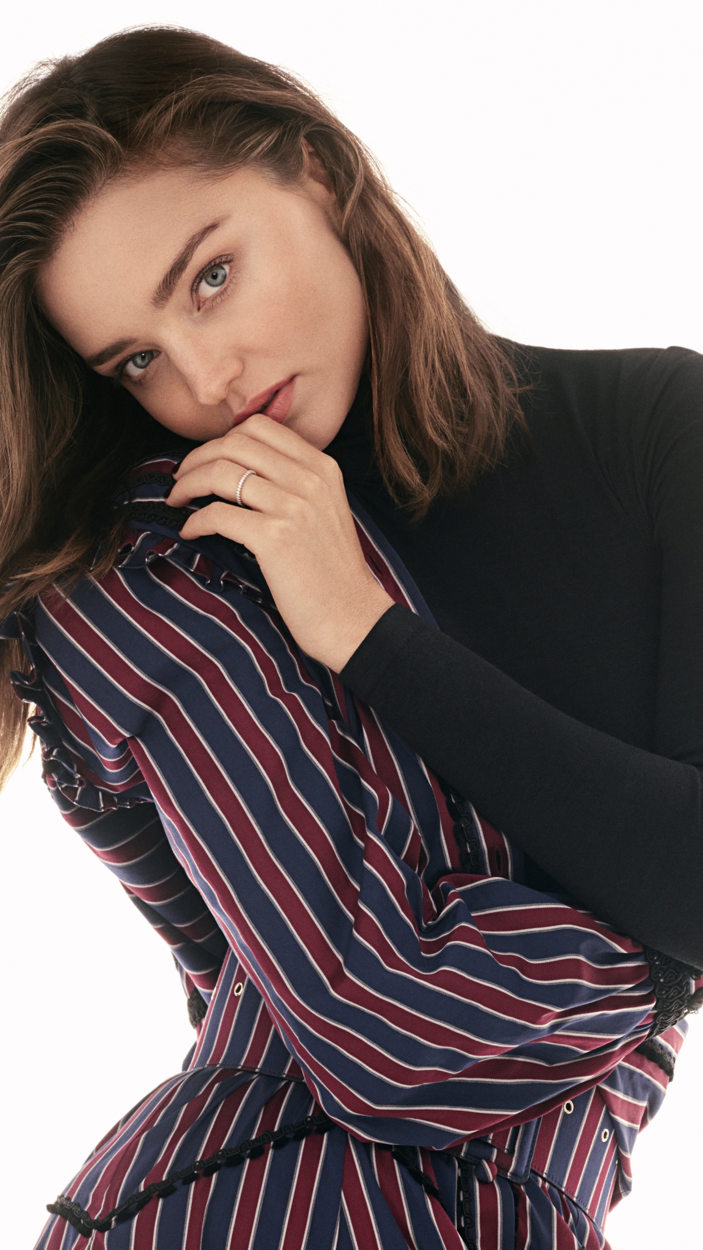 Обои Миранда Керр, модель, красота, плечо, фэшн в разрешении 1440x2560