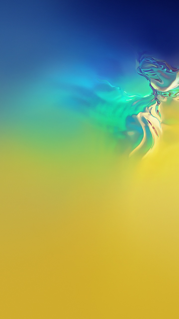 Обои Один пользовательский интерфейс, смартфон, зеленый, синий, желтый в разрешении 720x1280