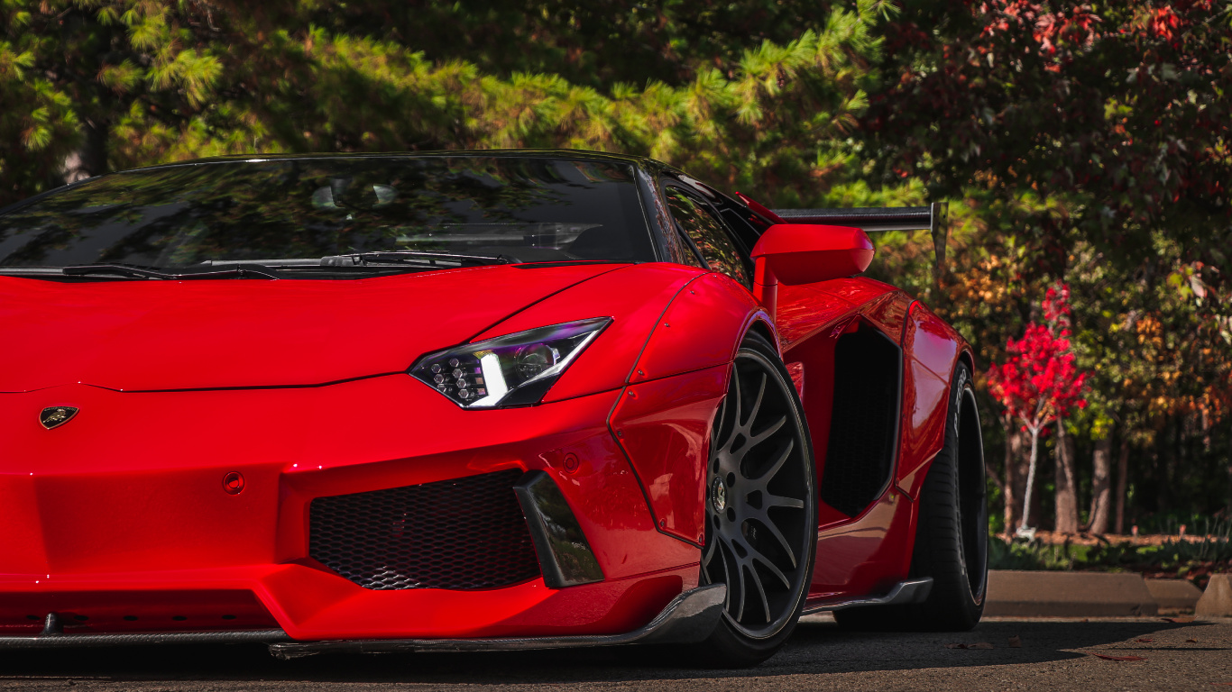 Обои Ламборгини авентадор, Ламборджини, спорткар, авто, суперкар в разрешении 1366x768