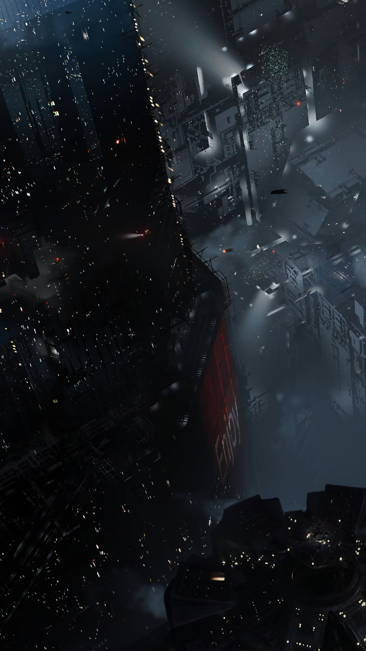 Обои Офицер К, Научная фантастика, графика, астрономический объект, арт в разрешении 750x1334