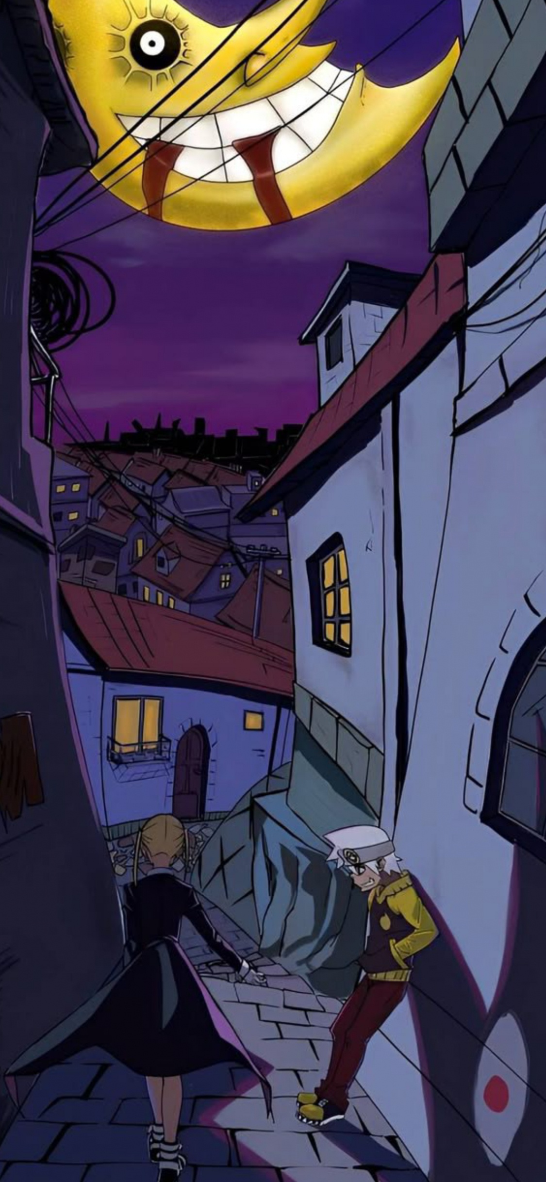 Обои мака албарн, Пожиратель души, мультик, аниме арт, рукав в разрешении 1125x2436