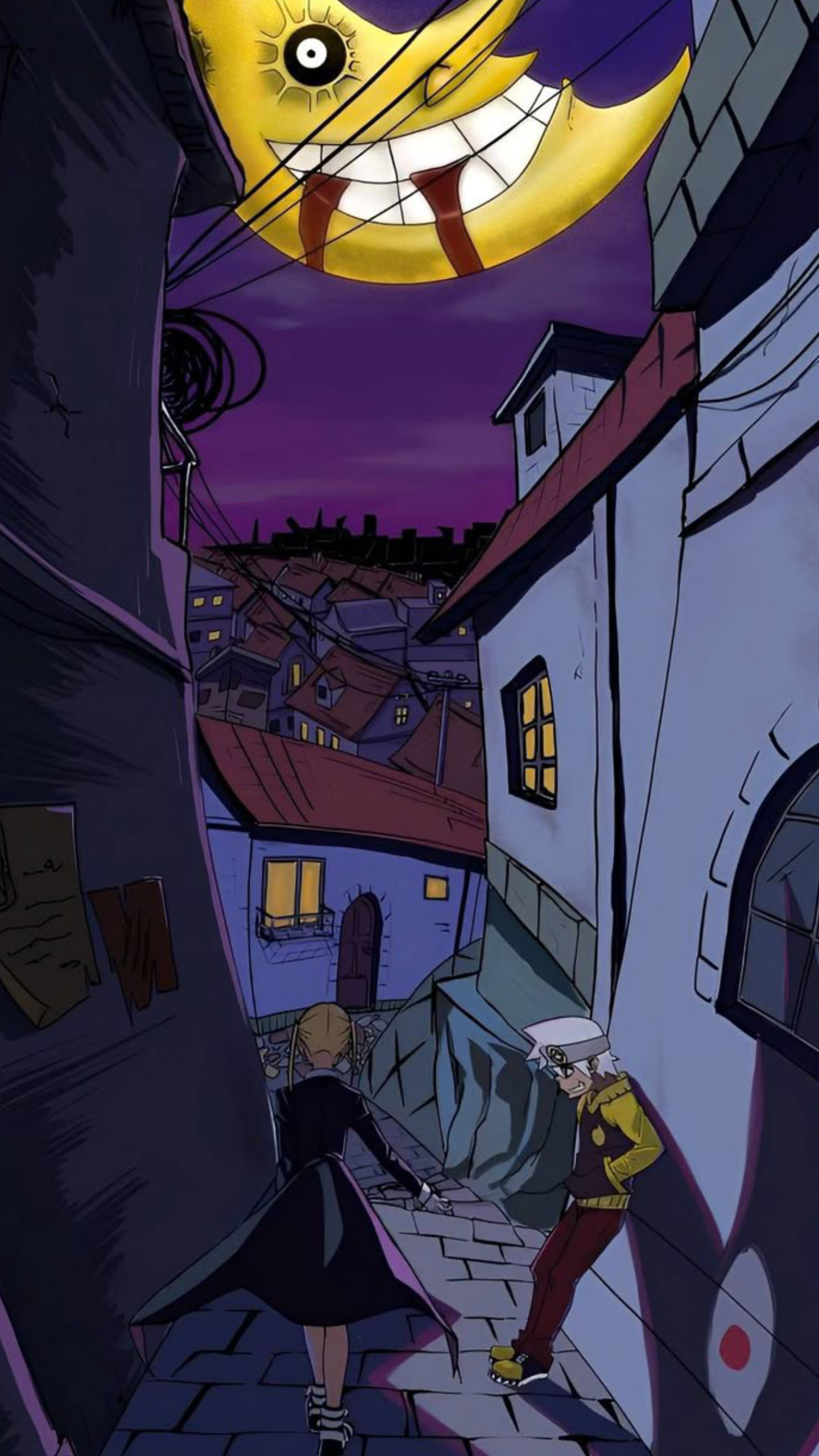 Обои мака албарн, Пожиратель души, мультик, аниме арт, рукав в разрешении 1440x2560