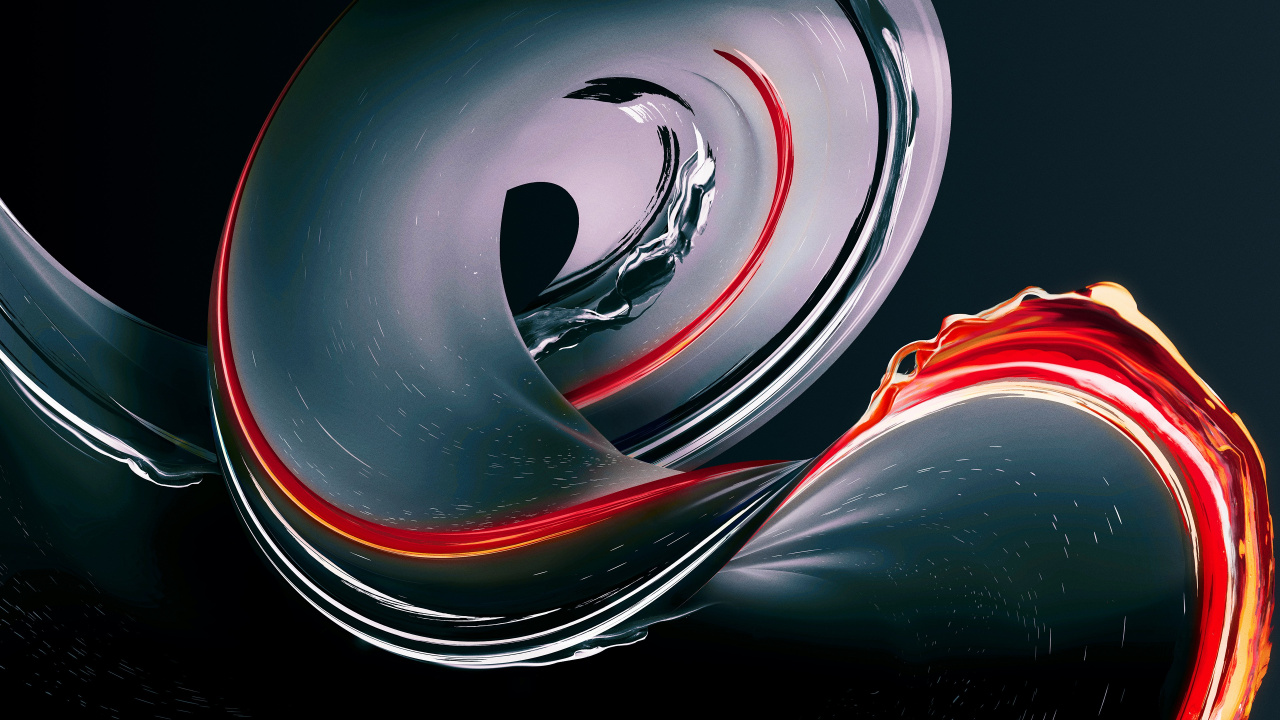 Обои графика, абстрактное искусство, абстракция, шрифт в разрешении 1280x720