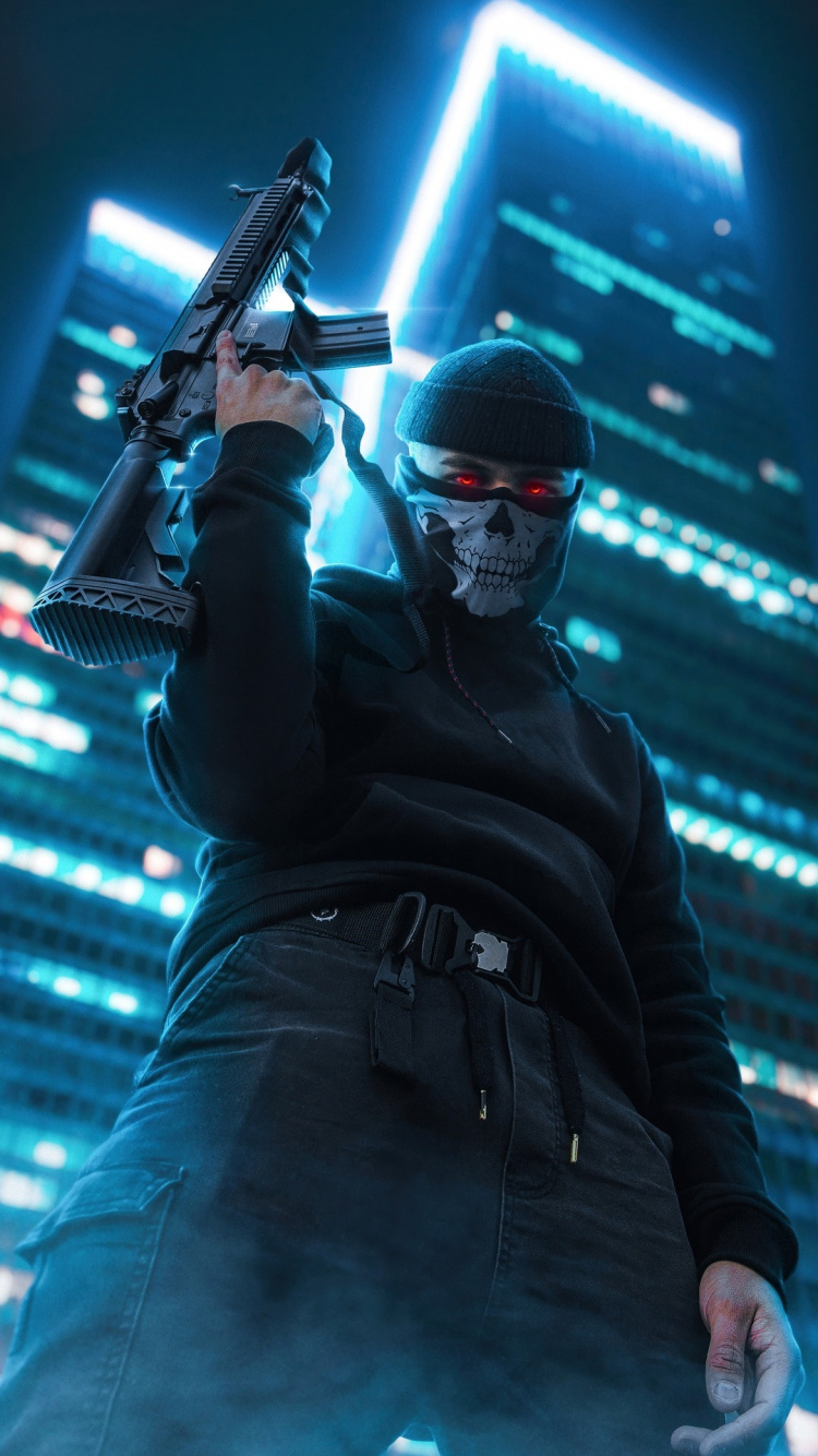 Обои ios, смартфон, свет, шляпа, синий в разрешении 750x1334