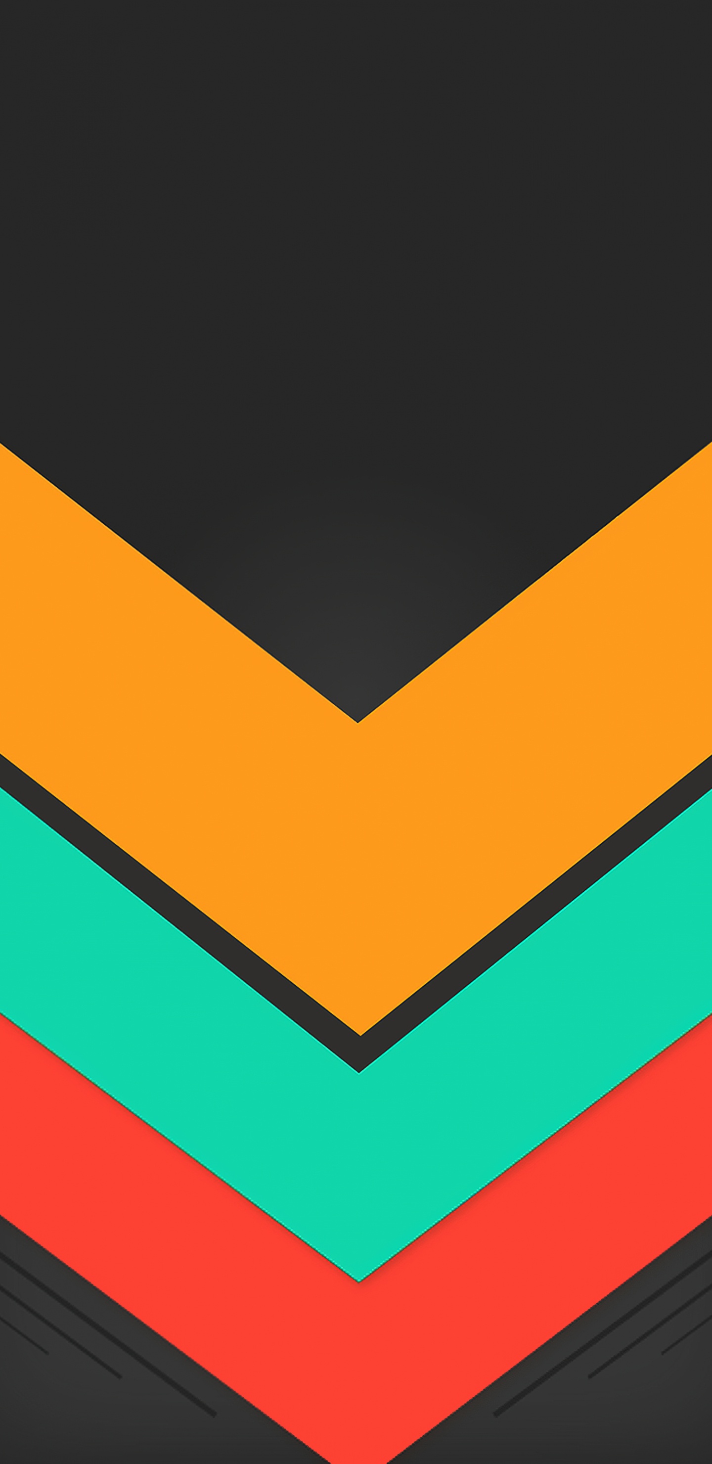 Обои Апельсин, абстрактное искусство, прямоугольник, жест, треугольник в разрешении 1440x2960