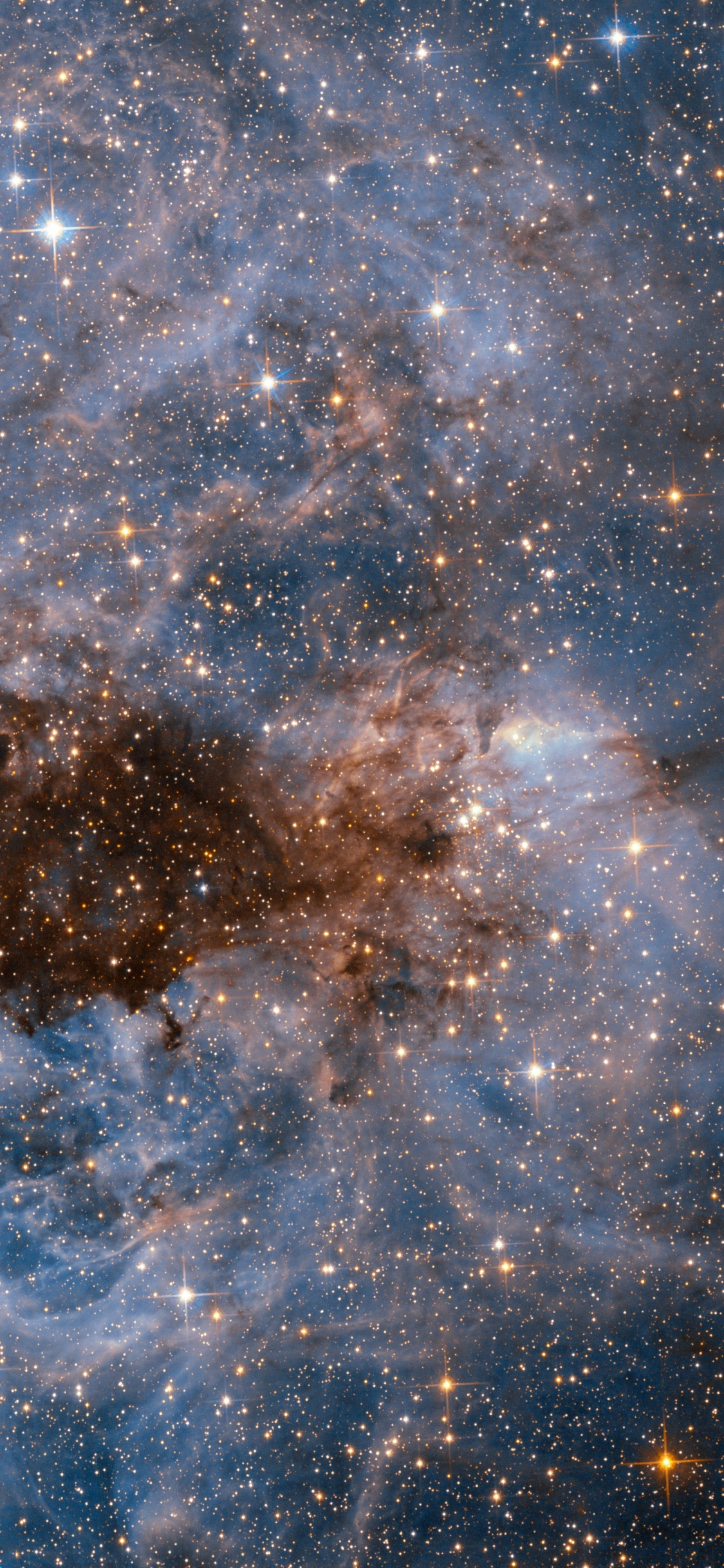 Обои Млечный Путь, Галактика, большое Магелланово облако, звезда, Астрономия в разрешении 1125x2436
