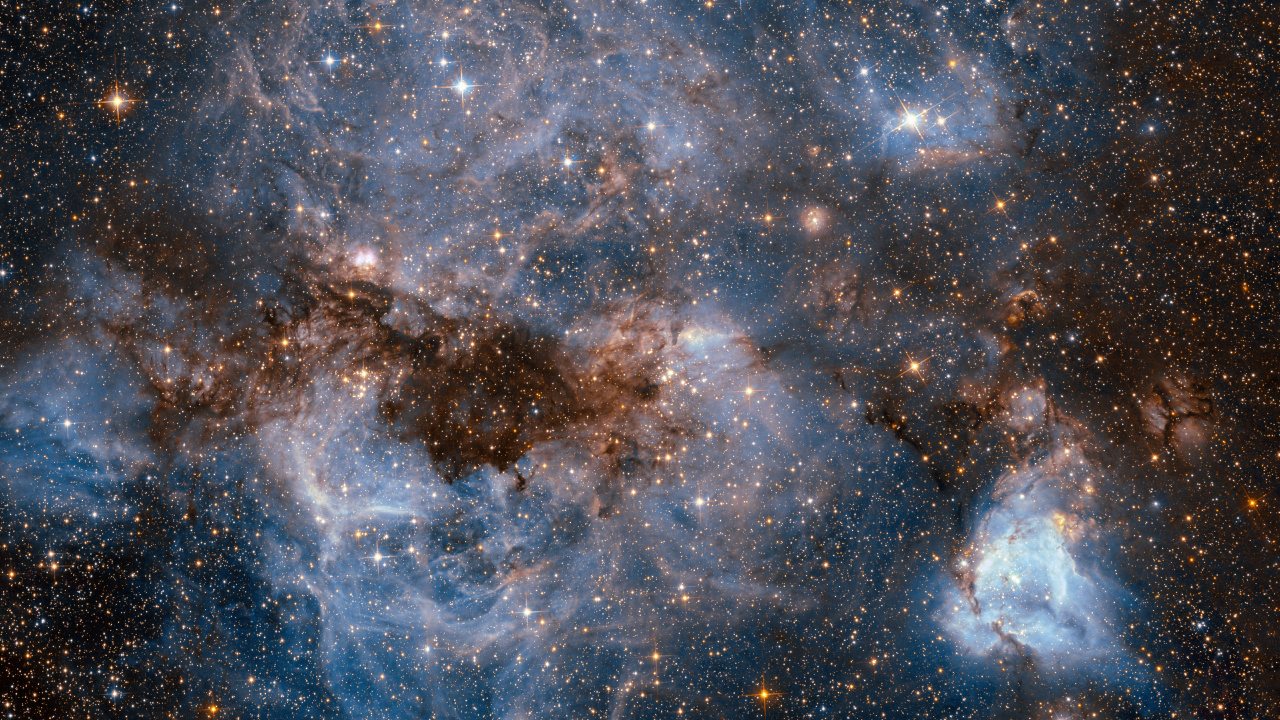 Обои Млечный Путь, Галактика, большое Магелланово облако, звезда, Астрономия в разрешении 1280x720