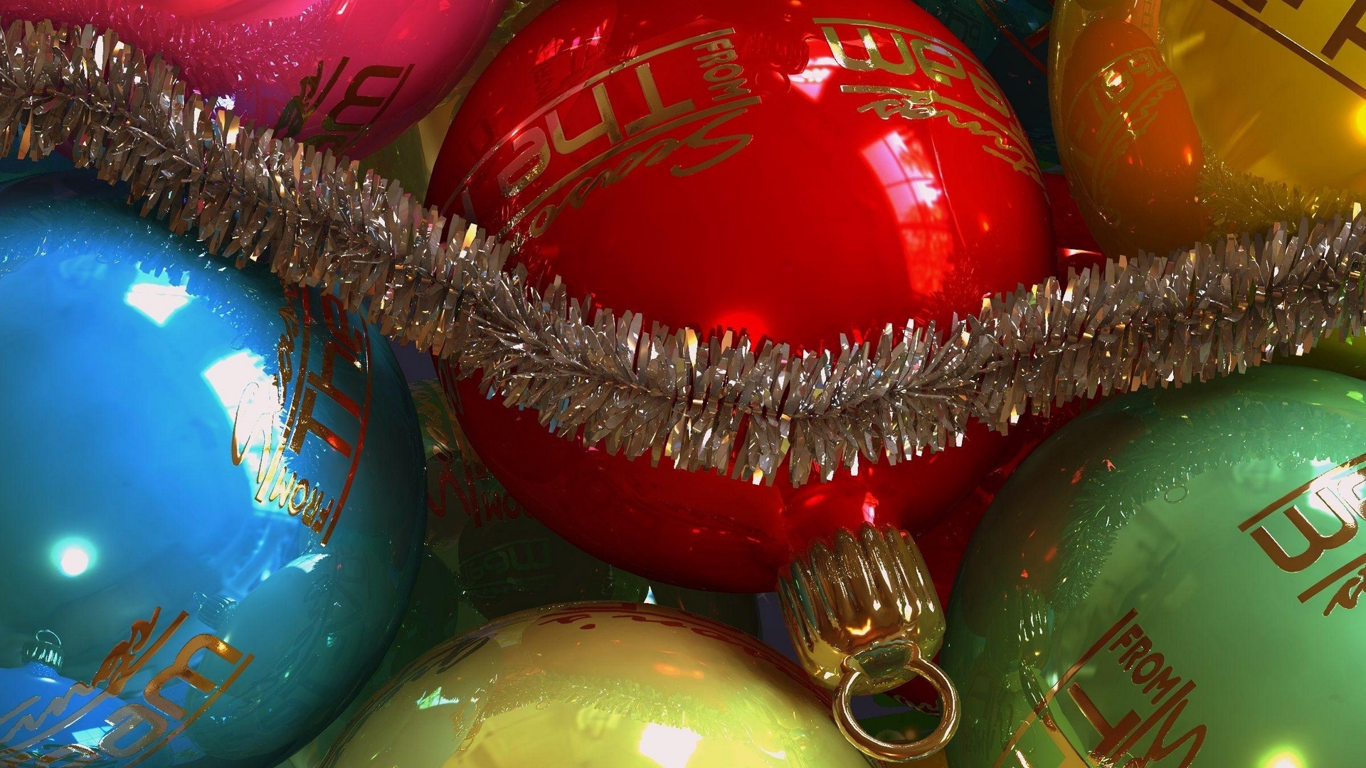 Обои Рождественский день, Рождественские украшения, Рождественская музыка, рождественский орнамент, праздник в разрешении 1920x1080