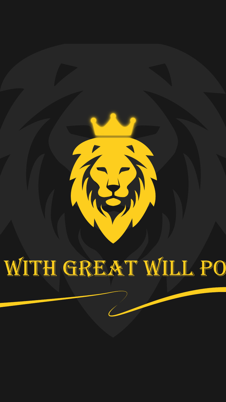 Обои Лев, Король, Аслан, иллюстрация, графический дизайн в разрешении 750x1334