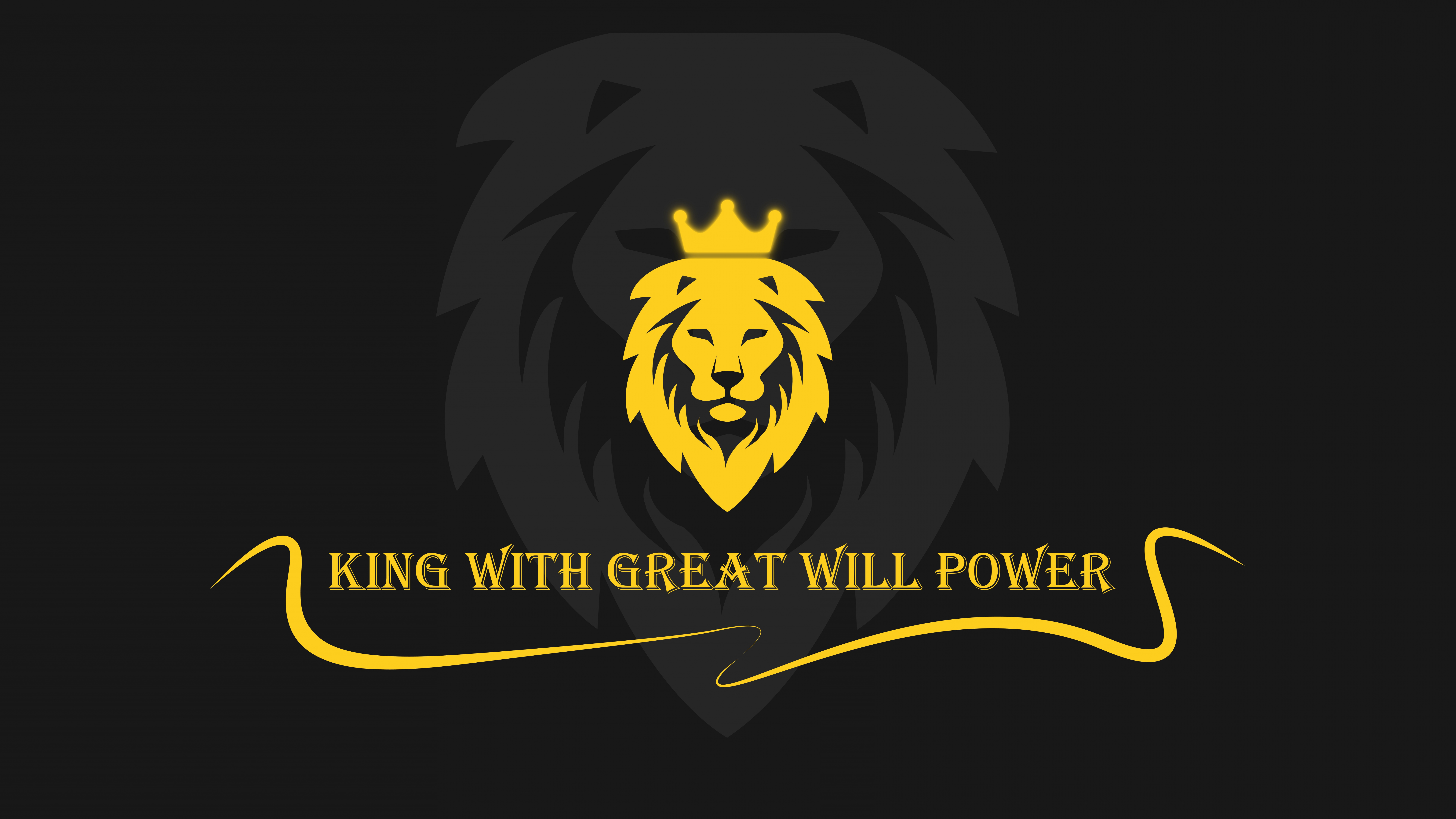 Обои Лев, Король, Аслан, иллюстрация, графический дизайн в разрешении 7680x4320