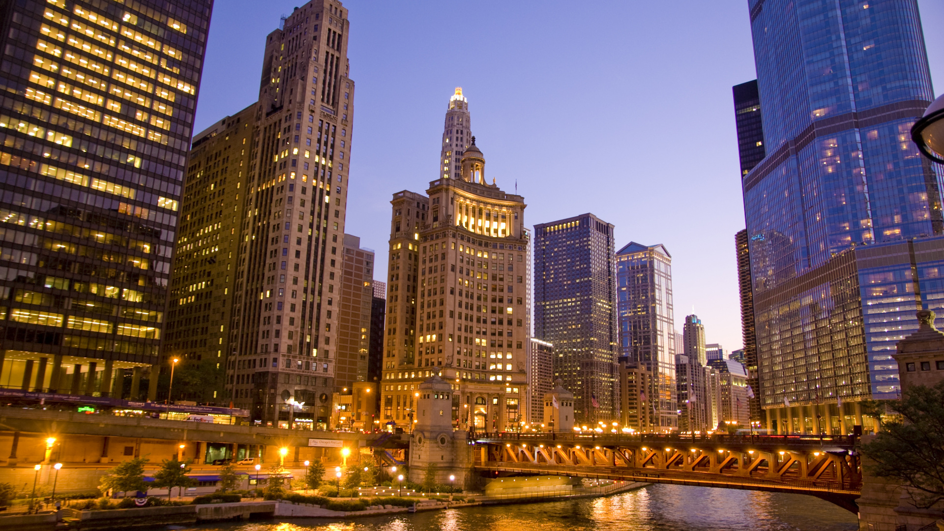 Обои столица, Нью-Йорк, Чикаго, метрополия, здание в разрешении 1920x1080