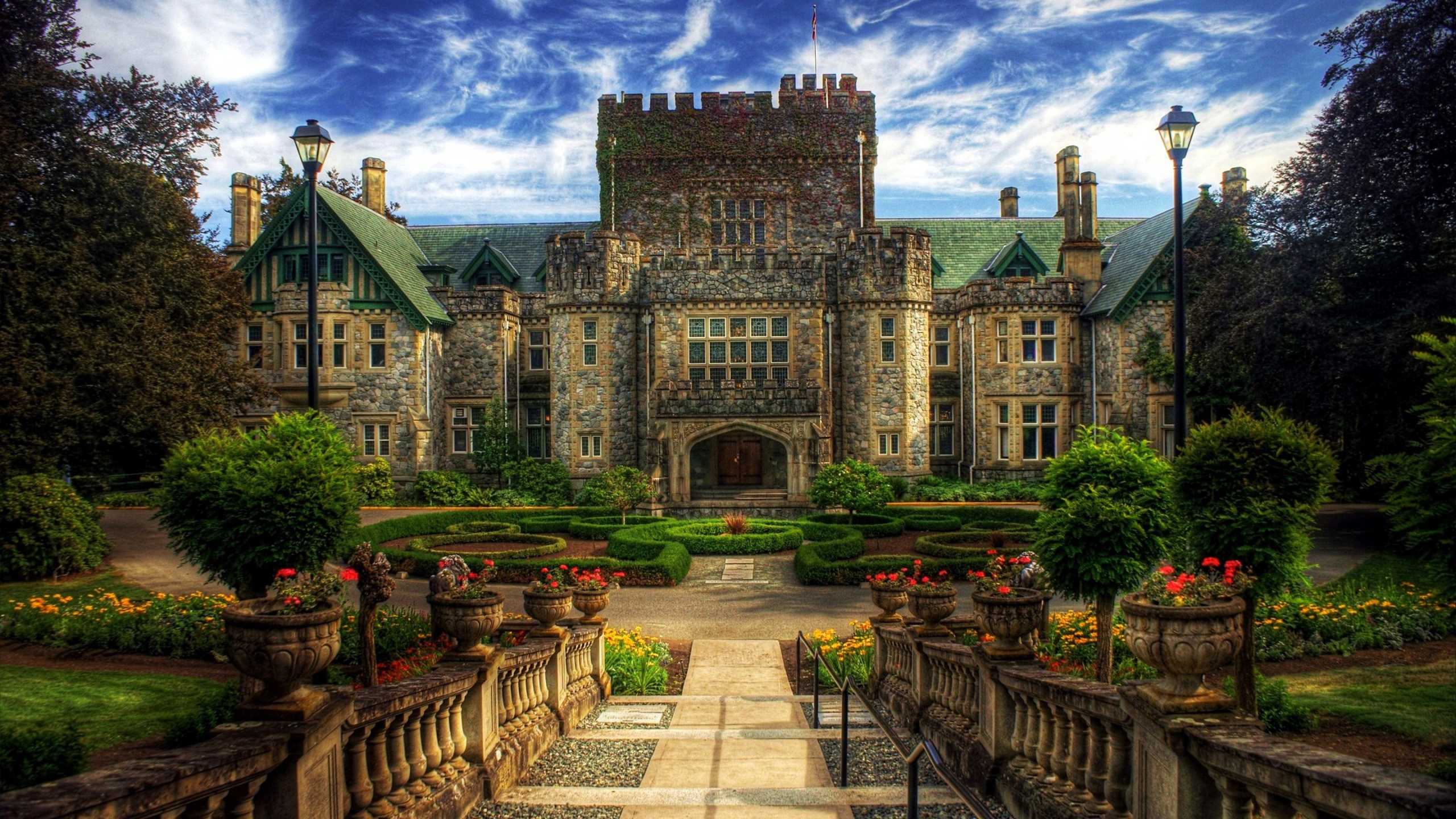 Обои Хэтли Национальный Парк Историческое Место, замок, парк, имущество, ориентир в разрешении 2560x1440