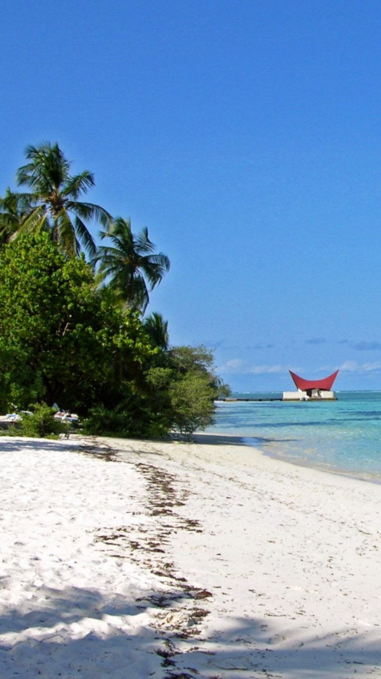 Обои пляж, Остров, водоем, море, берег в разрешении 750x1334