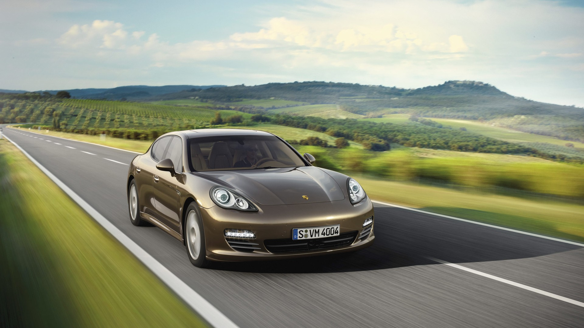 Обои авто, Порше, Порше панамера, семейный автомобиль, 2011 Порше Панамера Турбо в разрешении 1920x1080