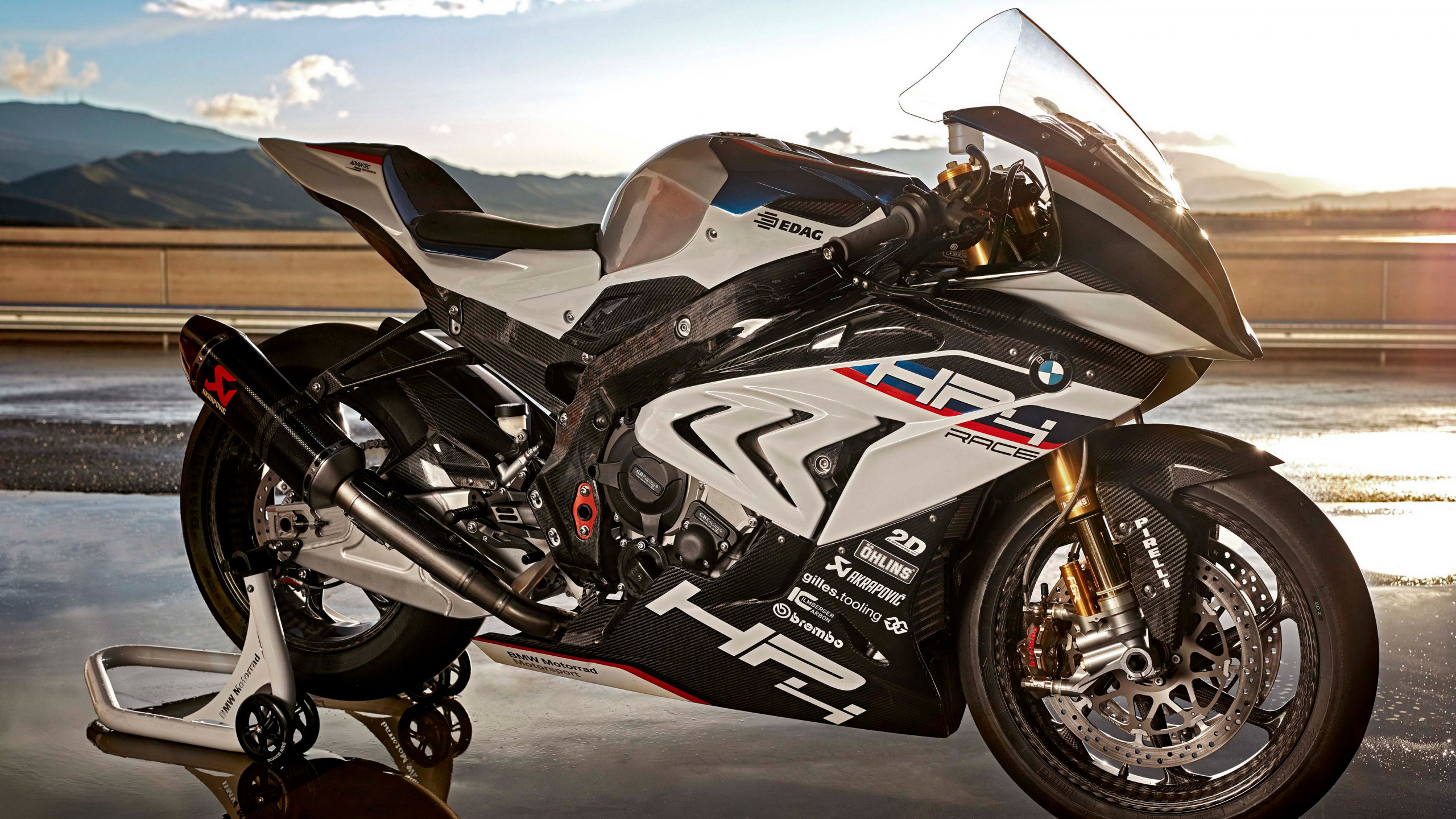 Обои Байерише Моторен Верке АГ, гонки BMW нр4, мотоцикл, велосипед, супербайк в разрешении 2560x1440