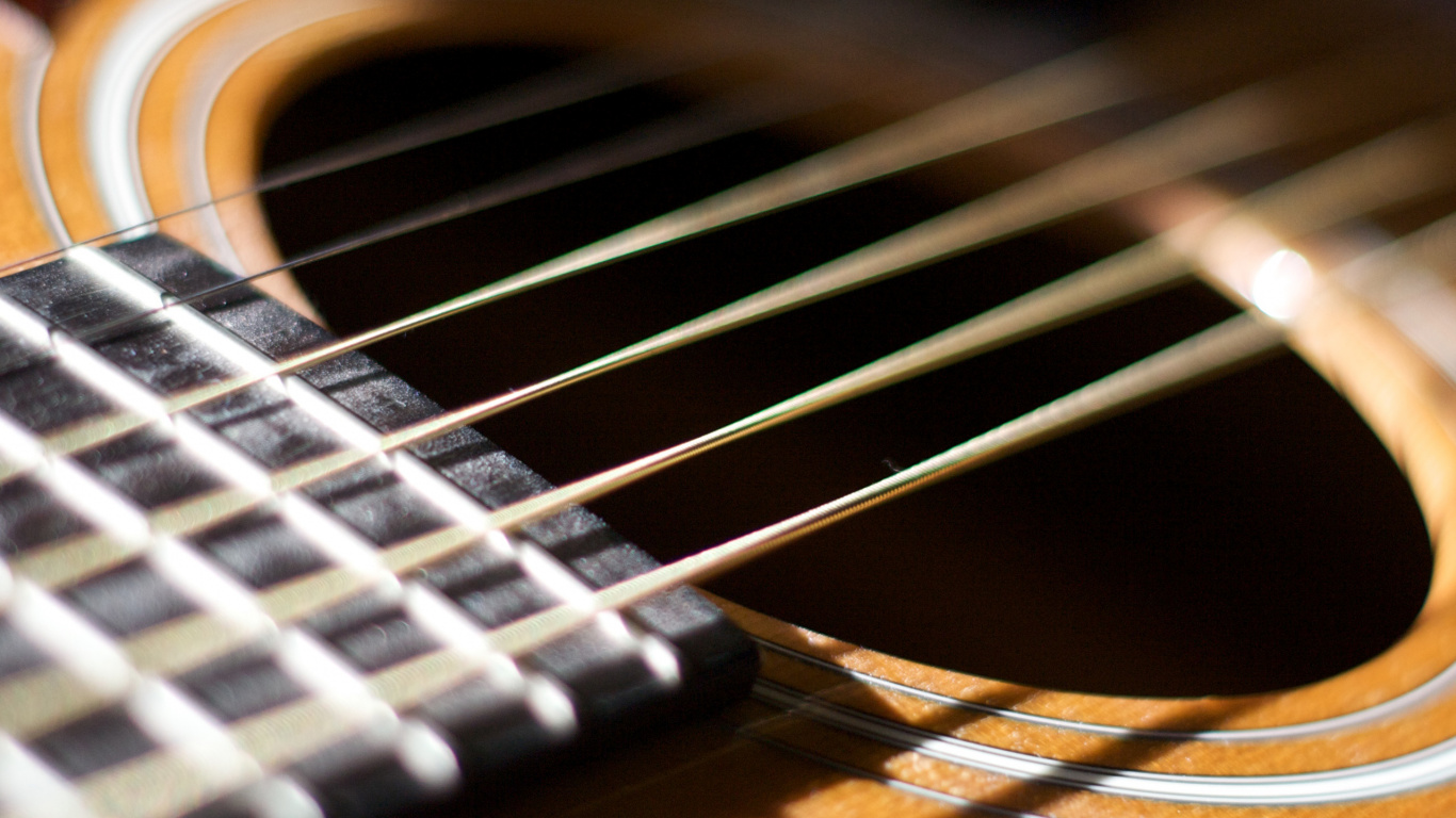 Обои акустическая гитара, гитара, басгитара, taylor guitars, струнный инструмент в разрешении 1366x768