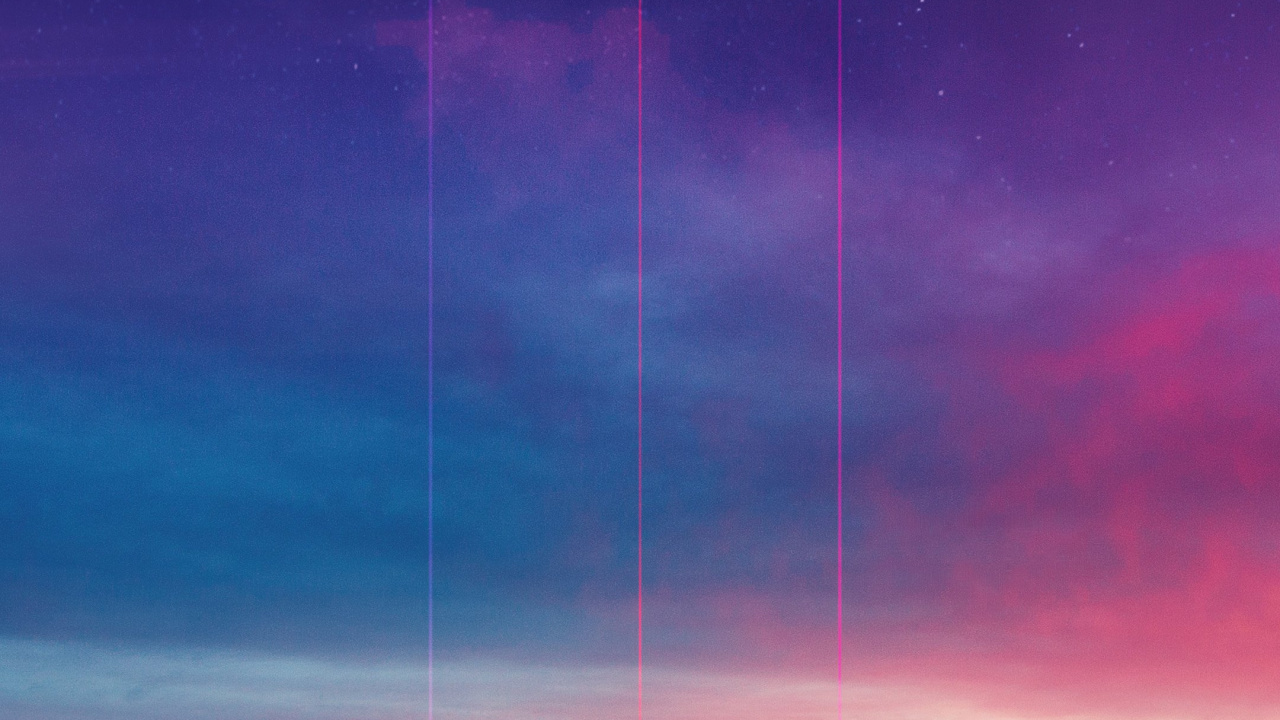 Обои picsart, вода, атмосфера, свет, луна в разрешении 1280x720