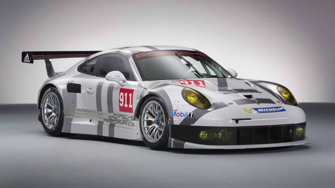 Обои Порше, авто, спорткар, Порше 911 РСР, спортивный гоночный автомобиль в разрешении 1366x768