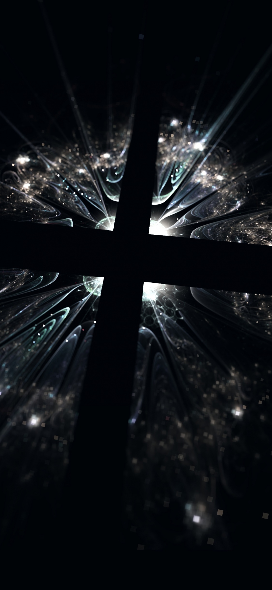 Обои атмосфера земли, темнота, полночь, Радоваться Что Он Воскрес, черный и белый в разрешении 1125x2436