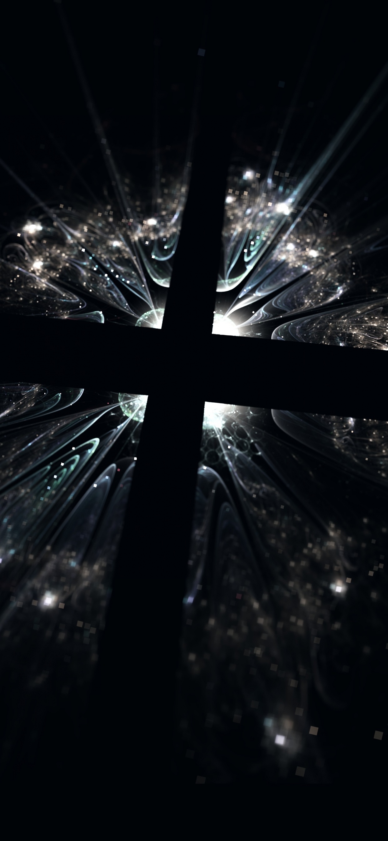 Обои атмосфера земли, темнота, полночь, Радоваться Что Он Воскрес, черный и белый в разрешении 1242x2688