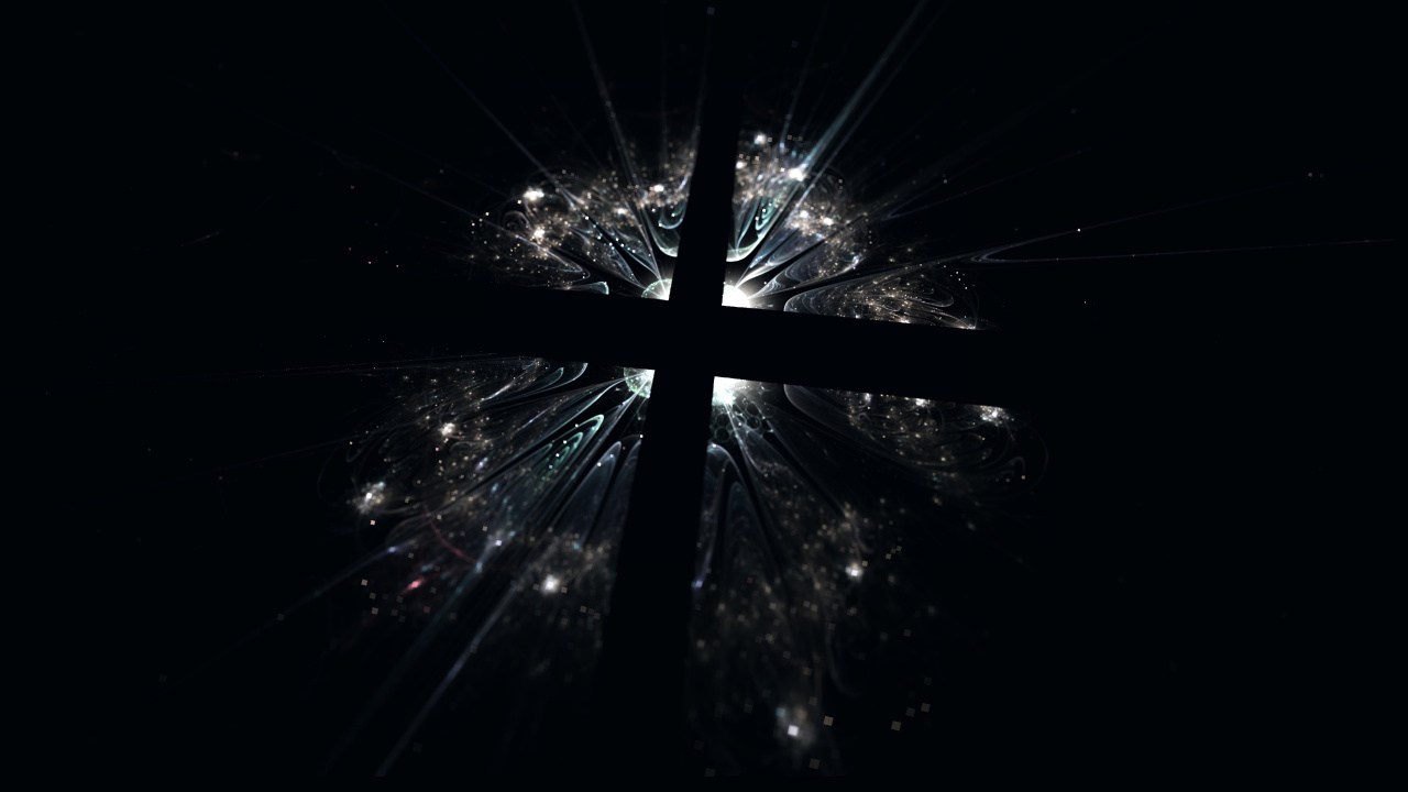 Обои атмосфера земли, темнота, полночь, Радоваться Что Он Воскрес, черный и белый в разрешении 1280x720