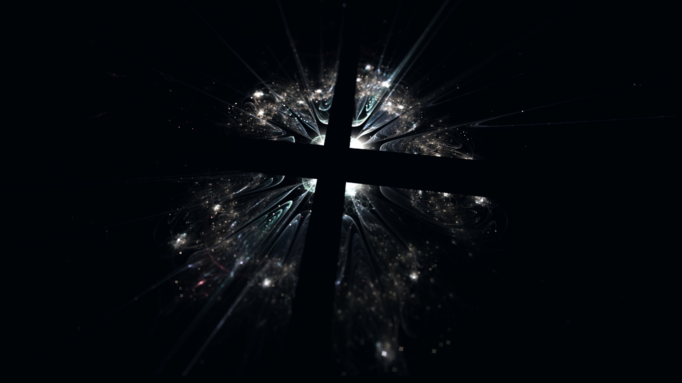 Обои атмосфера земли, темнота, полночь, Радоваться Что Он Воскрес, черный и белый в разрешении 1366x768