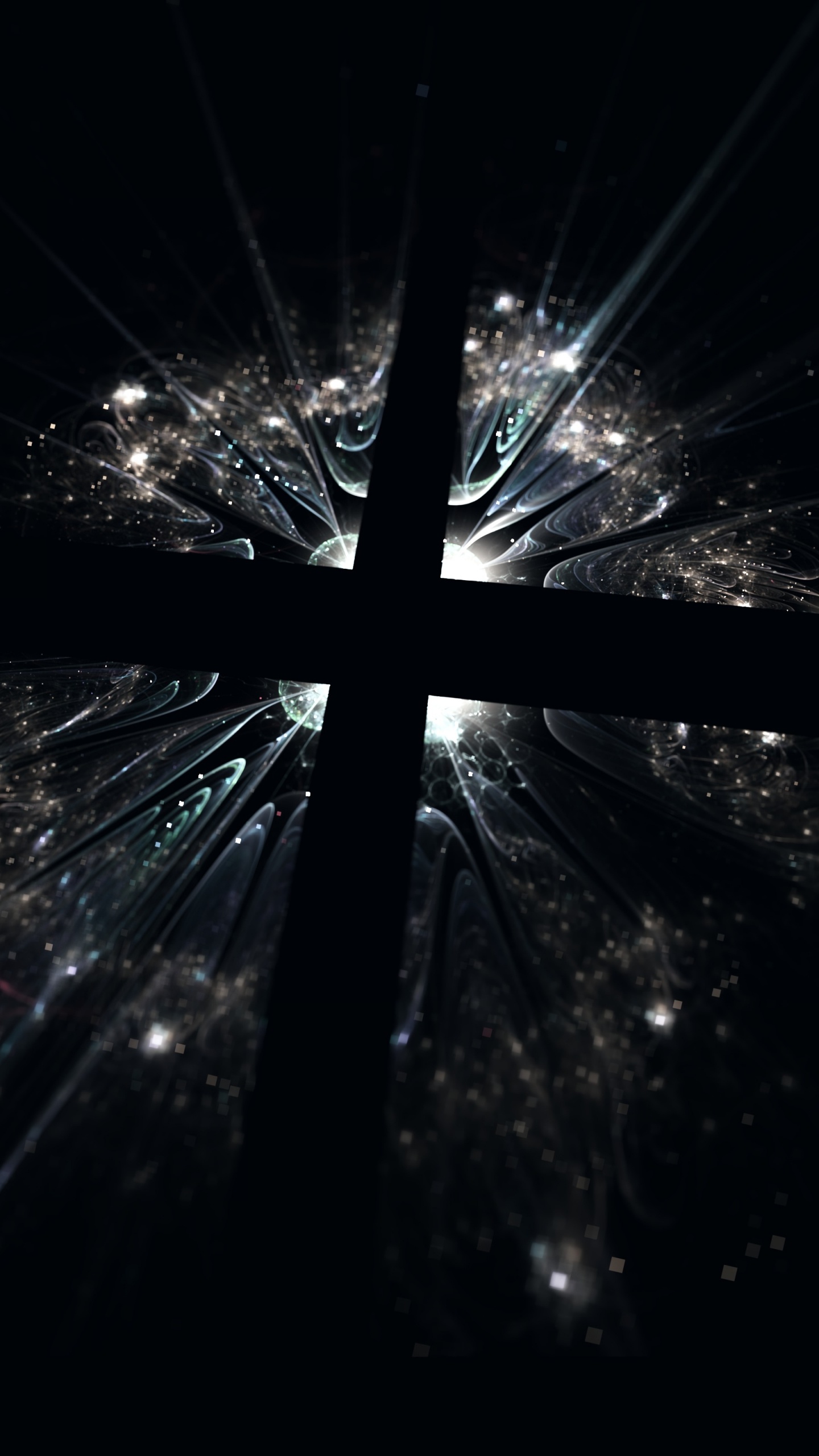 Обои атмосфера земли, темнота, полночь, Радоваться Что Он Воскрес, черный и белый в разрешении 1440x2560