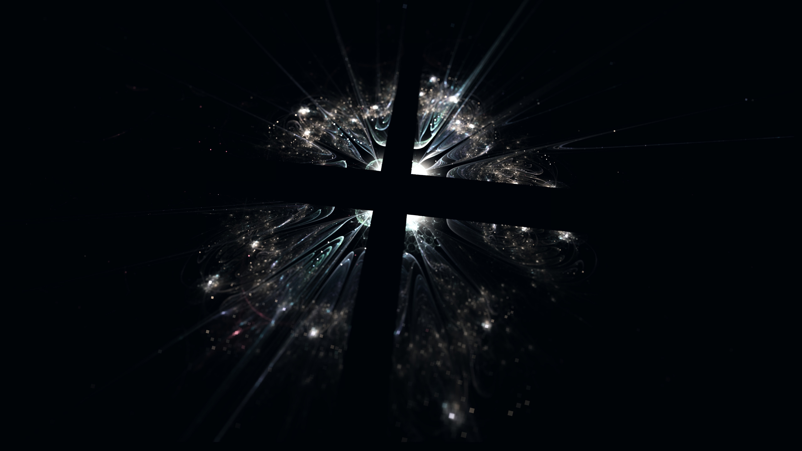 Обои атмосфера земли, темнота, полночь, Радоваться Что Он Воскрес, черный и белый в разрешении 2560x1440