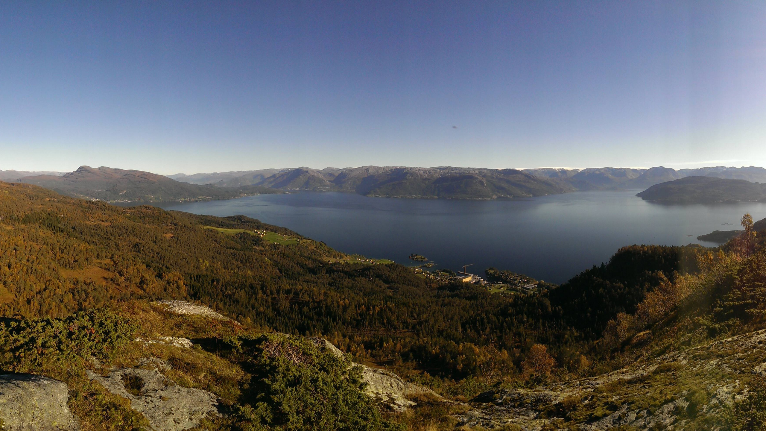 Обои нагорье, гора, дикая местность, холм, Упал в разрешении 2560x1440