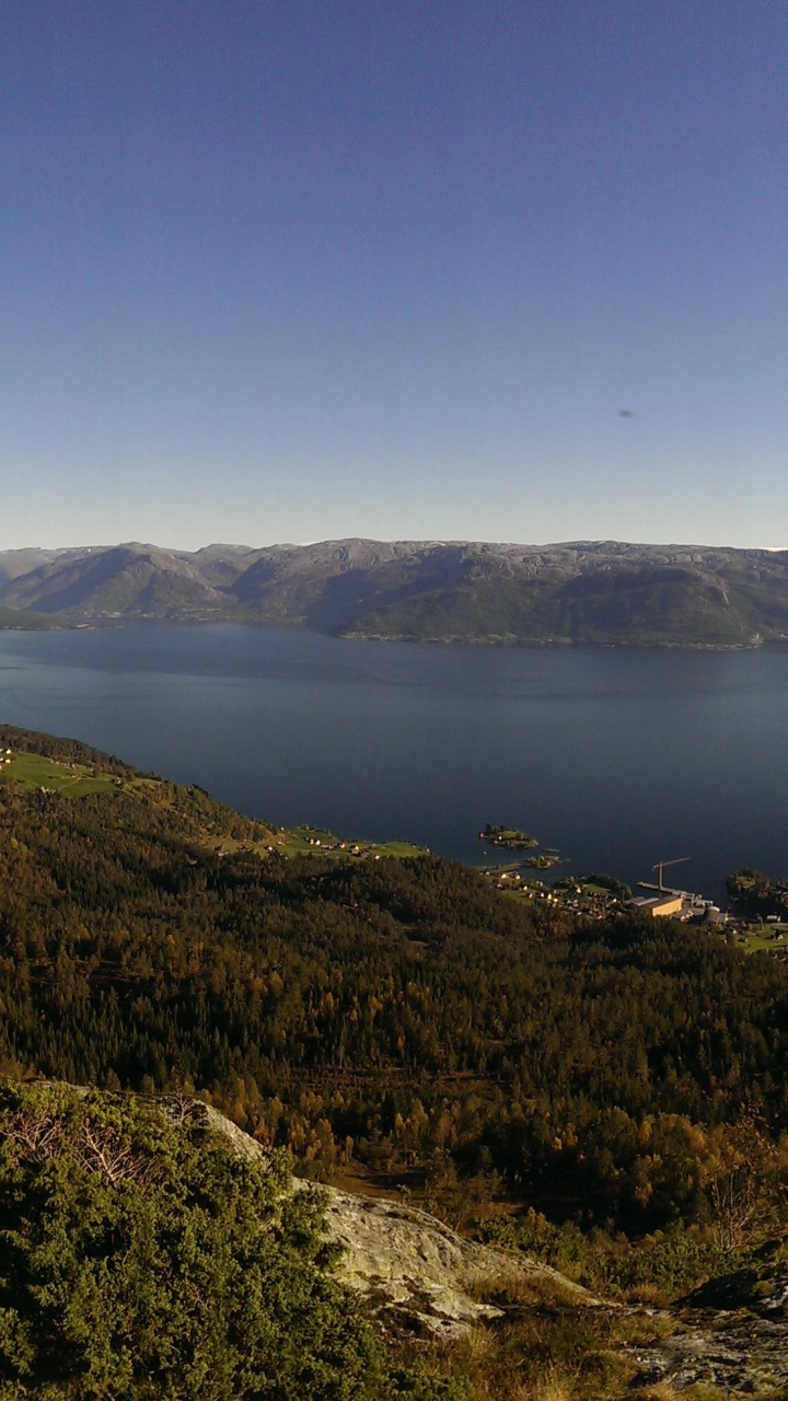 Обои нагорье, гора, дикая местность, холм, Упал в разрешении 720x1280