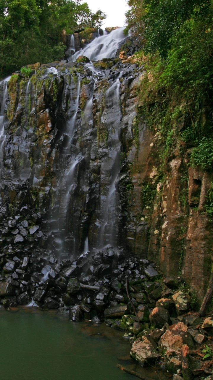 Обои Квинсленд, водопад, природа, гидроресурсы, водоем в разрешении 720x1280