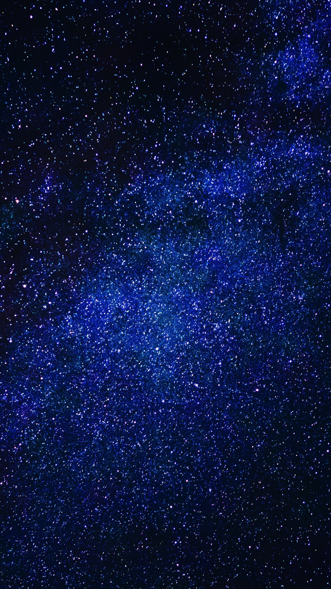 Обои звезда, Галактика, Млечный Путь, синий, черный в разрешении 1080x1920