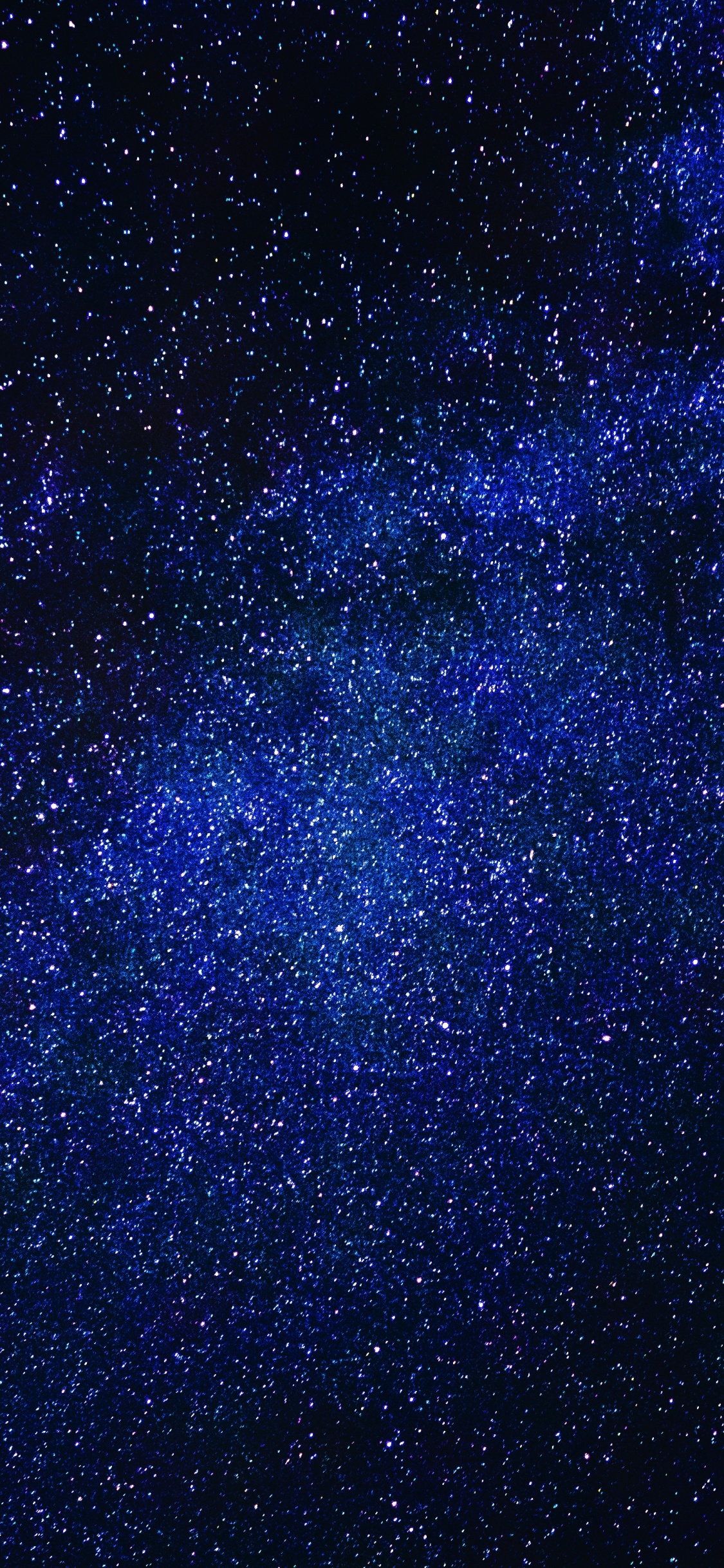 Обои звезда, Галактика, Млечный Путь, синий, черный в разрешении 1125x2436