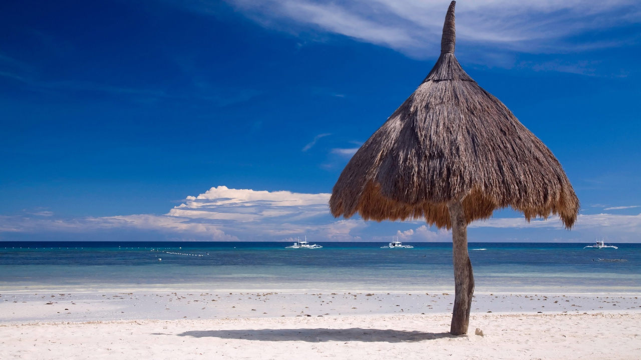 Обои Филиппины, море, пляж, облако, океан в разрешении 1280x720