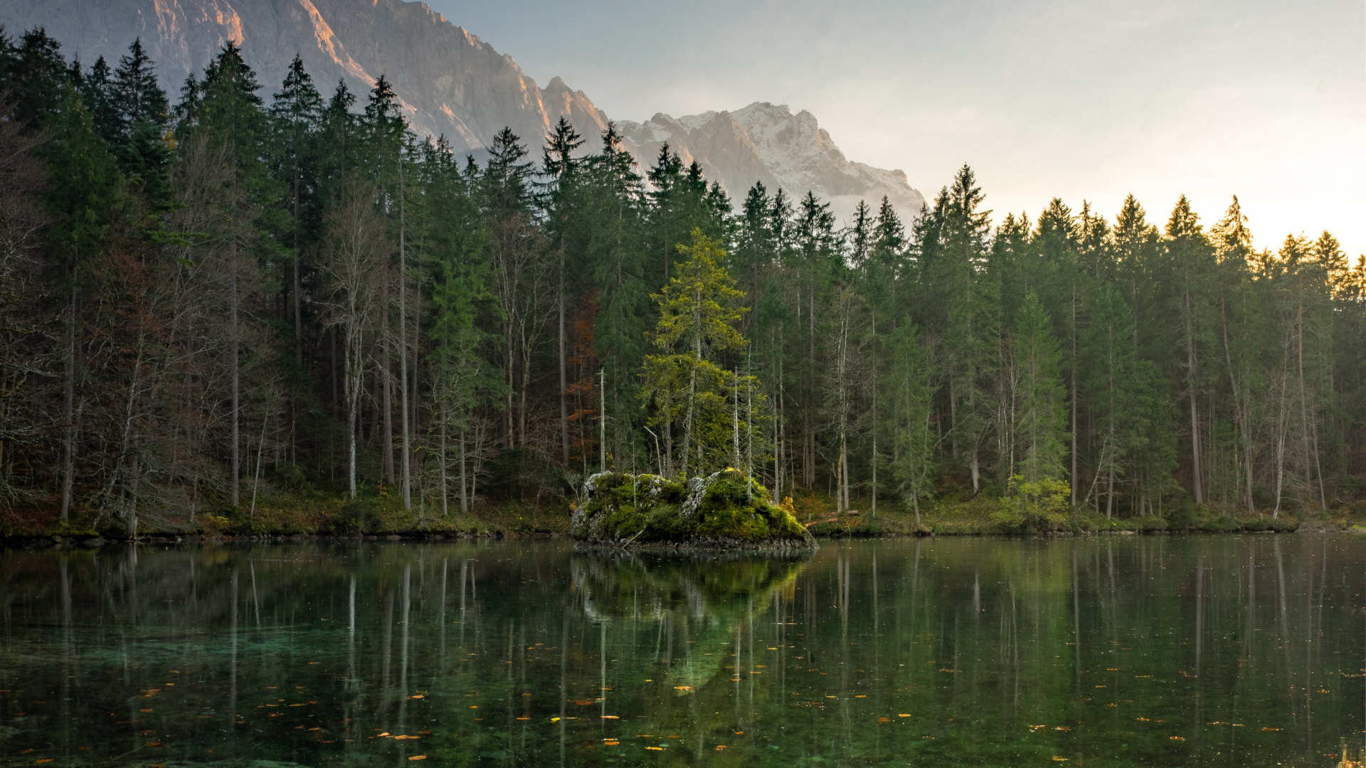 Обои отражение, природа, водоем, озеро, дикая местность в разрешении 1920x1080