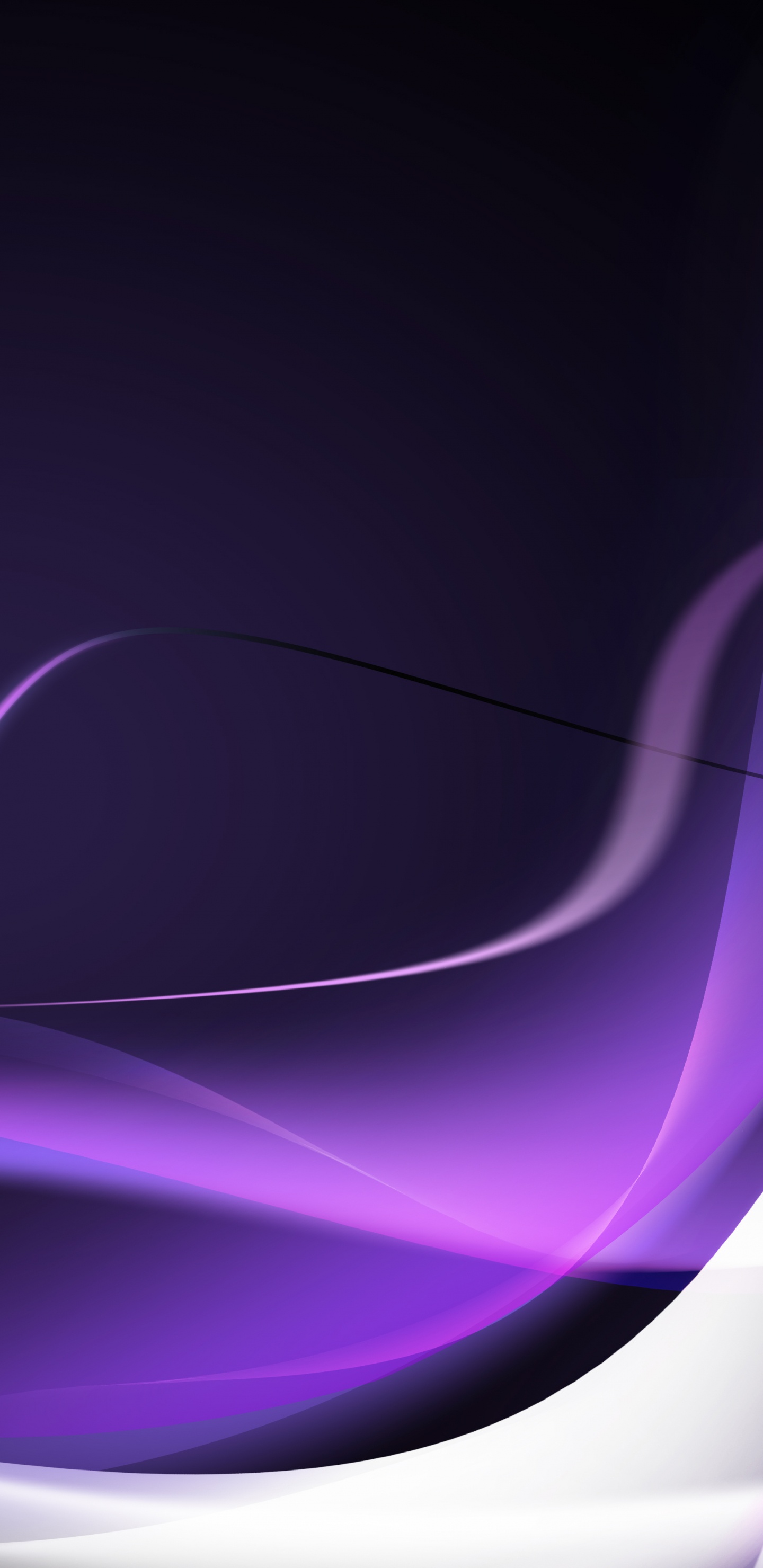 Обои пурпур, Фиолетовый, свет, линия, графика в разрешении 1440x2960