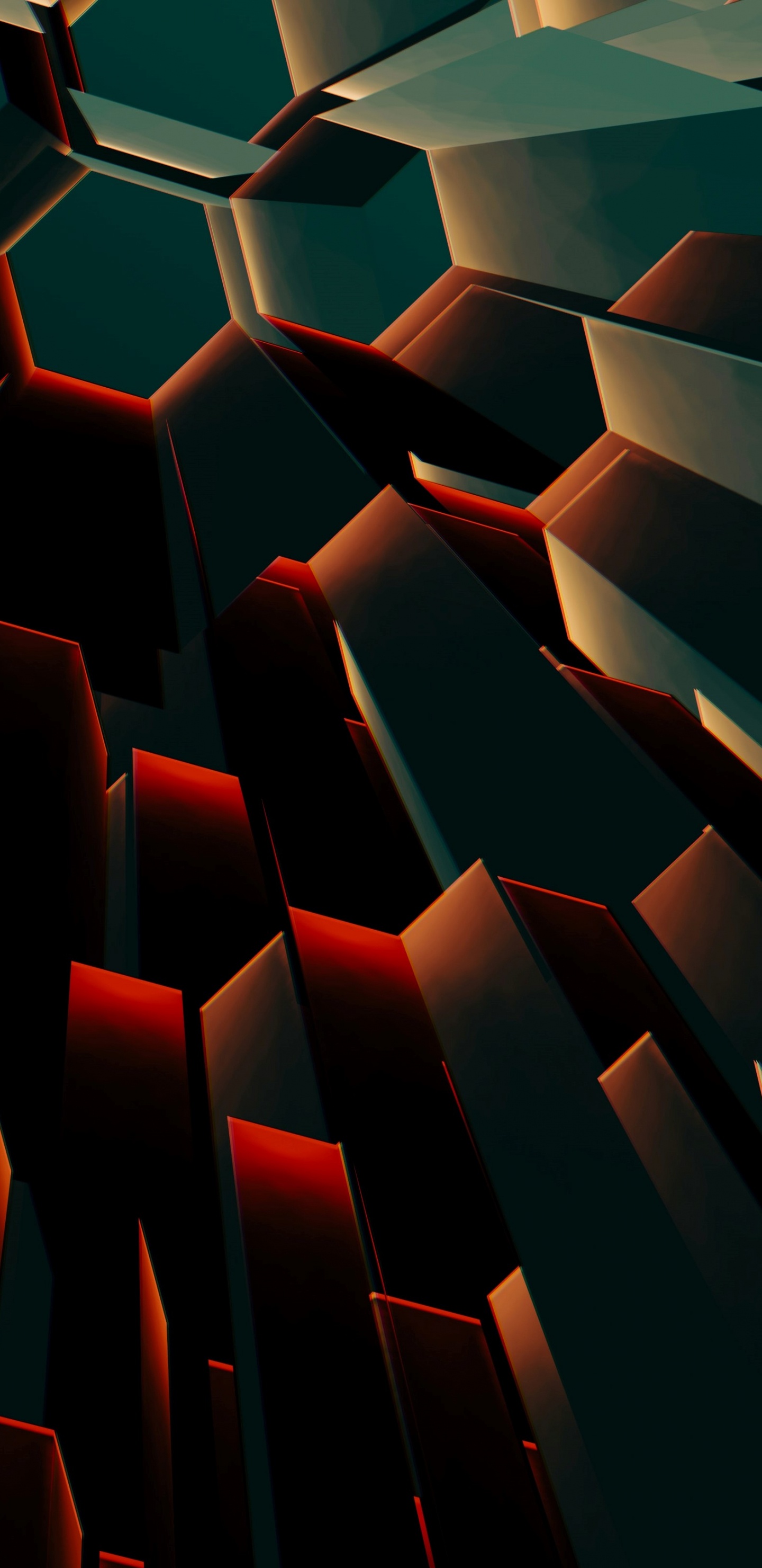 Обои свет, графика, дизайн, материальное свойство, параллель в разрешении 1440x2960