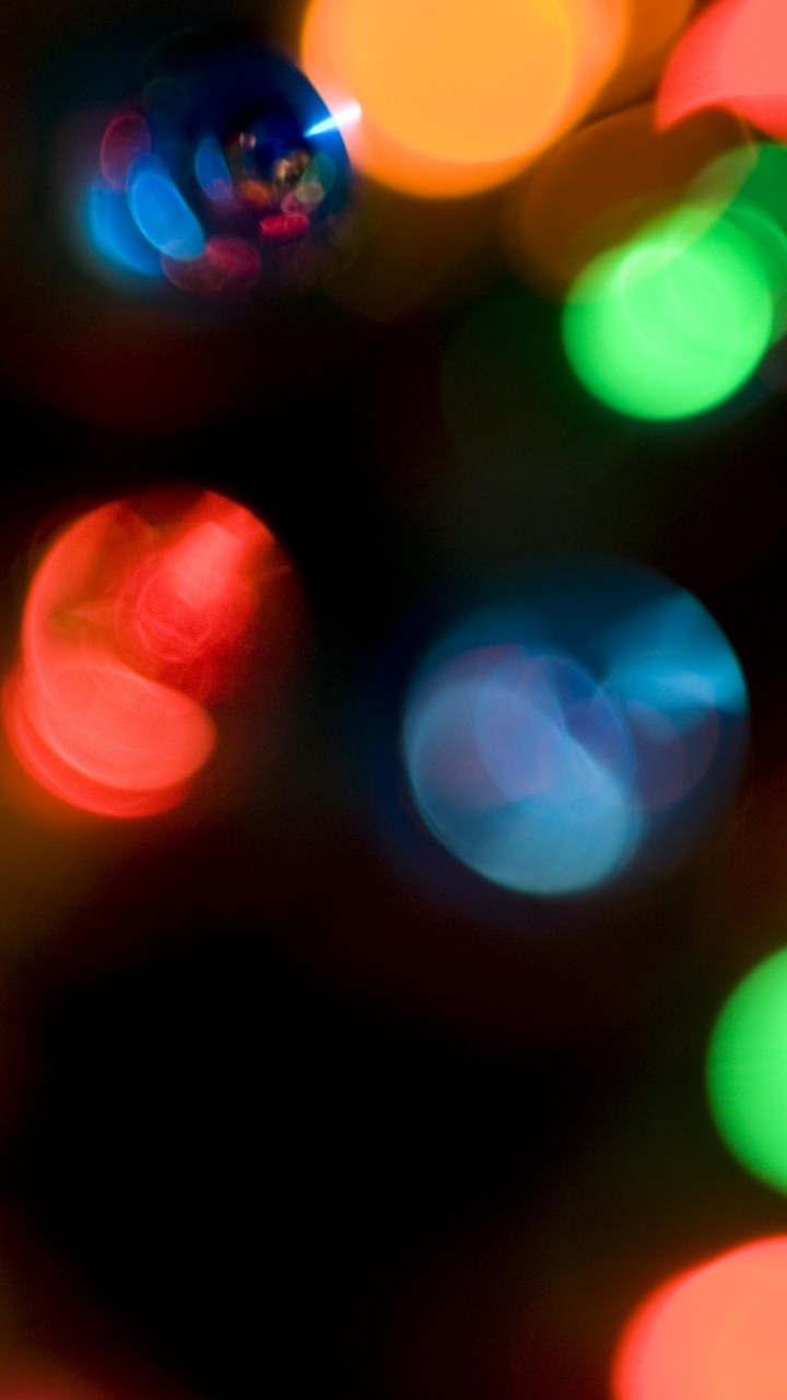 Обои Рождественские огни, Рождественский день, свет, освещение, праздник в разрешении 720x1280