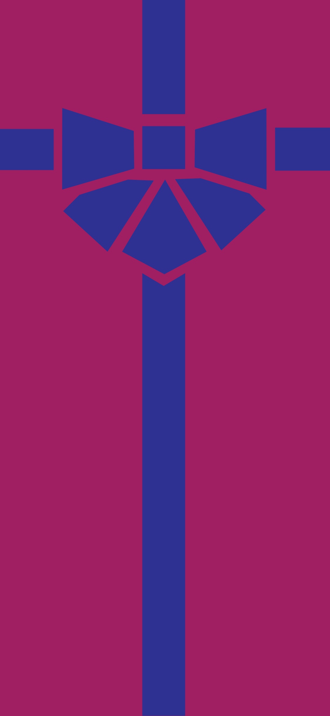 Обои симметрия, графический дизайн, крест, синий, красный цвет в разрешении 1125x2436