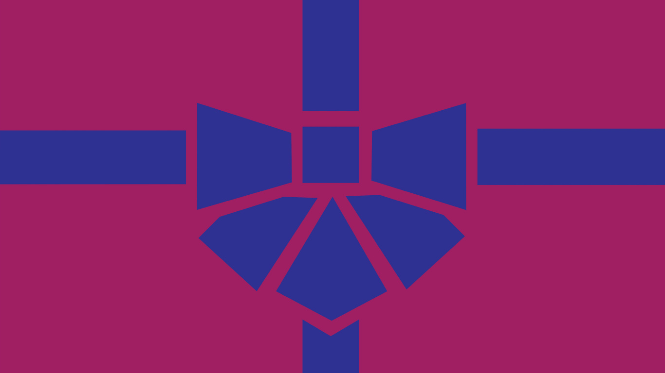 Обои симметрия, графический дизайн, крест, синий, красный цвет в разрешении 1366x768