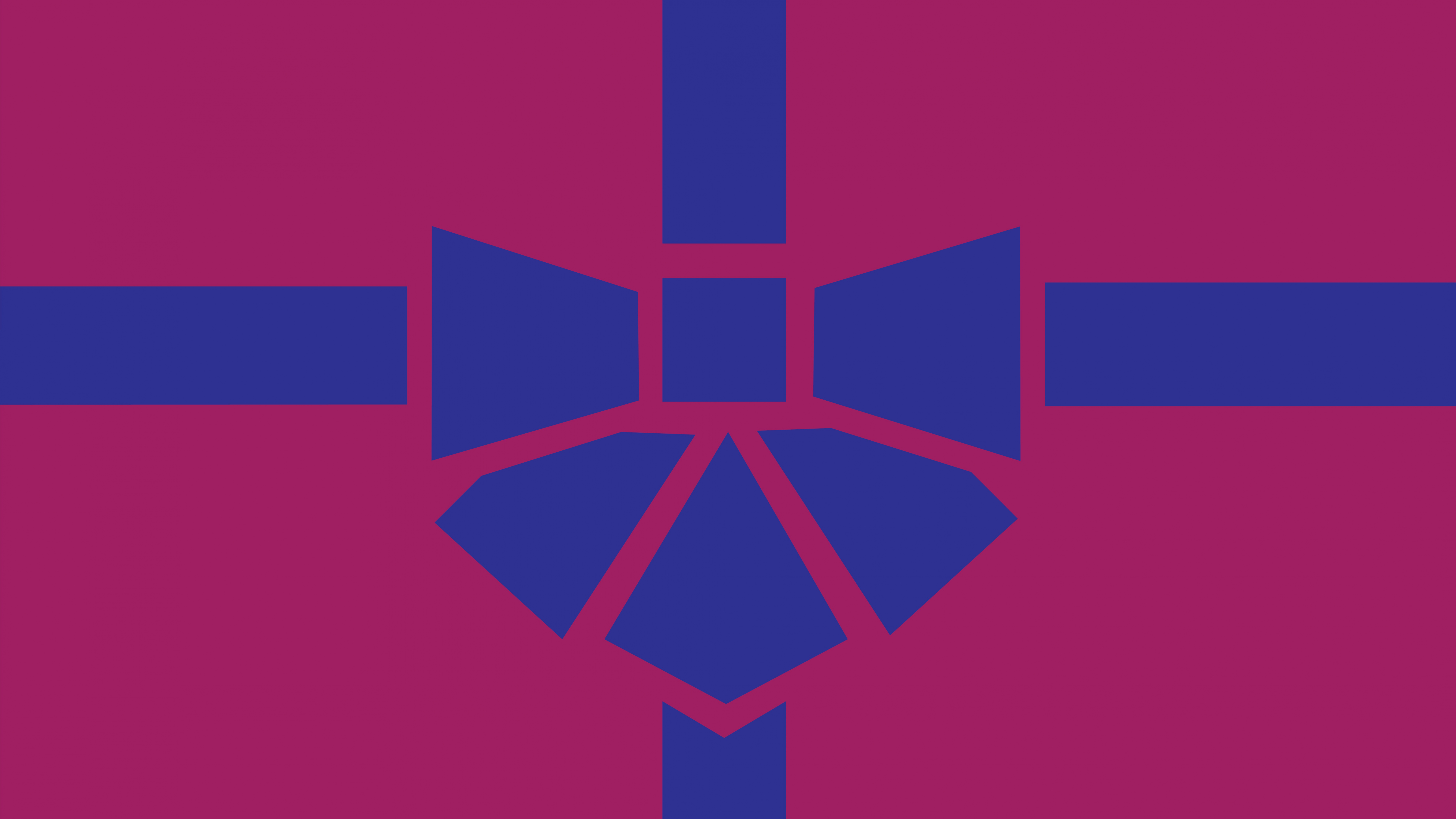 Обои симметрия, графический дизайн, крест, синий, красный цвет в разрешении 7680x4320