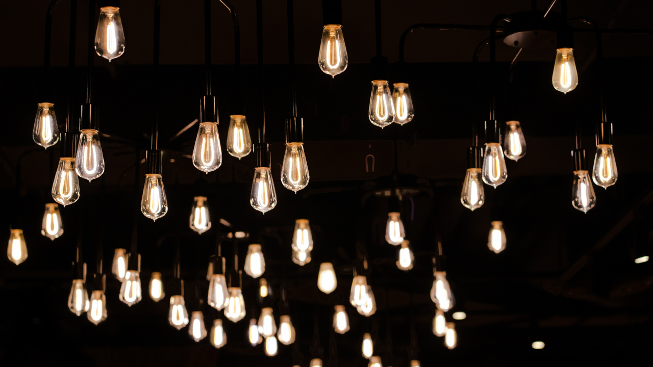 Обои освещение, осветительная арматура, свет, люстра, освещение аксессуар в разрешении 1280x720