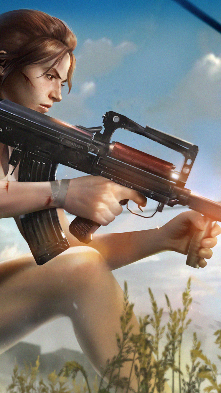 Обои Бесплатные Garena Огонь, растение, облако, пневматическое оружие, дробовик в разрешении 750x1334