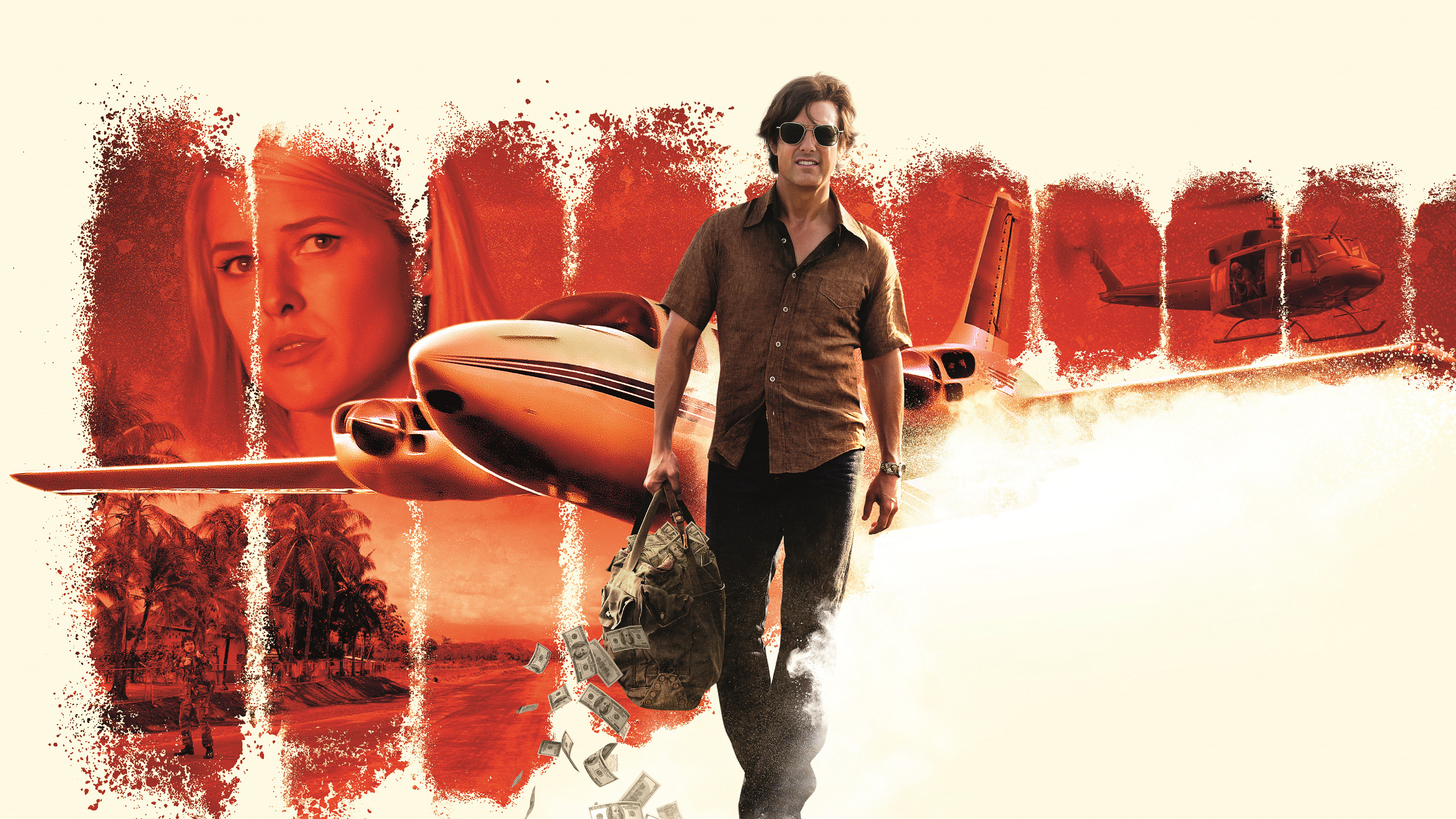 Обои Американец Сделал, Даг Лайман, красный цвет, забава, арт в разрешении 2560x1440