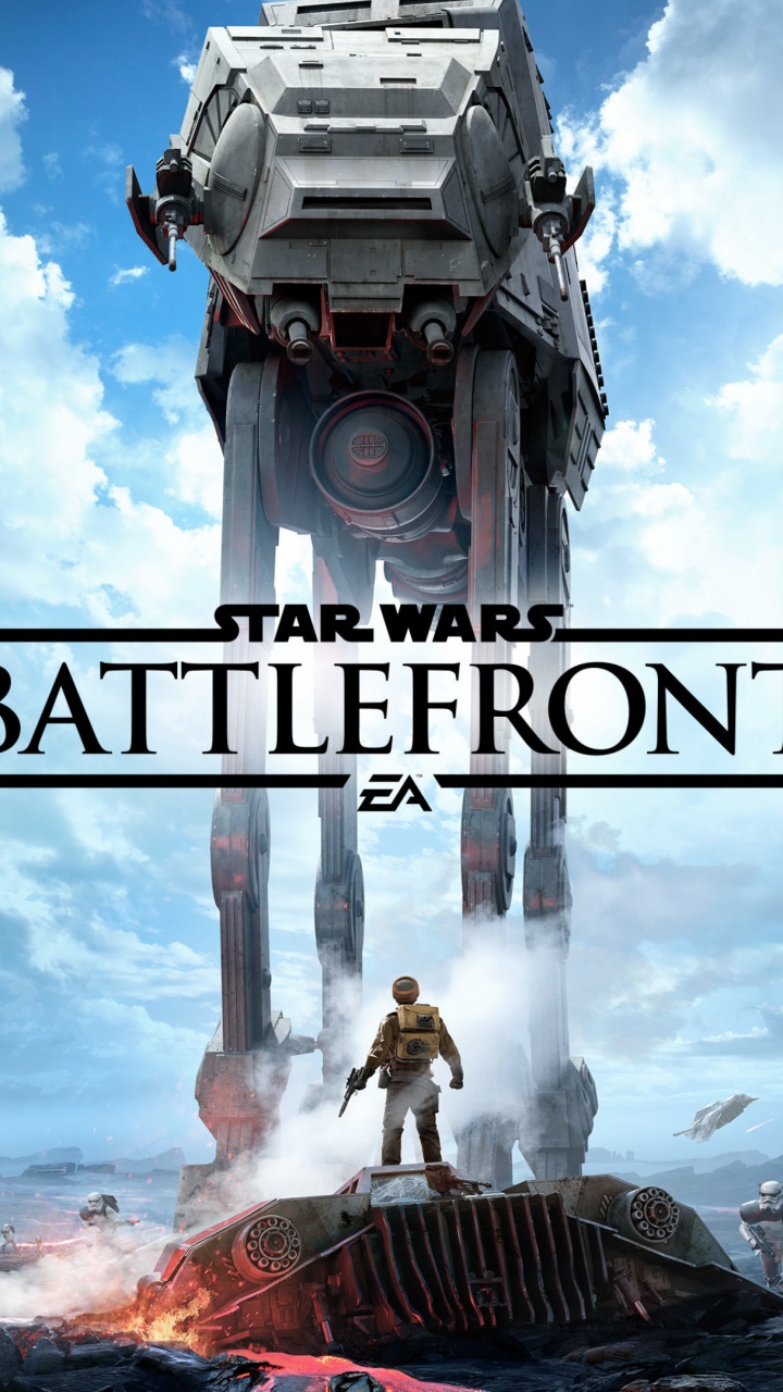 Обои Звездные войны Battlefront, звездные войны, компьютерная игра, игры, меха в разрешении 720x1280