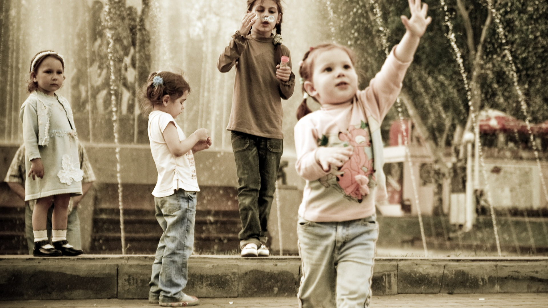 Обои люди, ребенок, забава, английский язык, отдых в разрешении 1920x1080