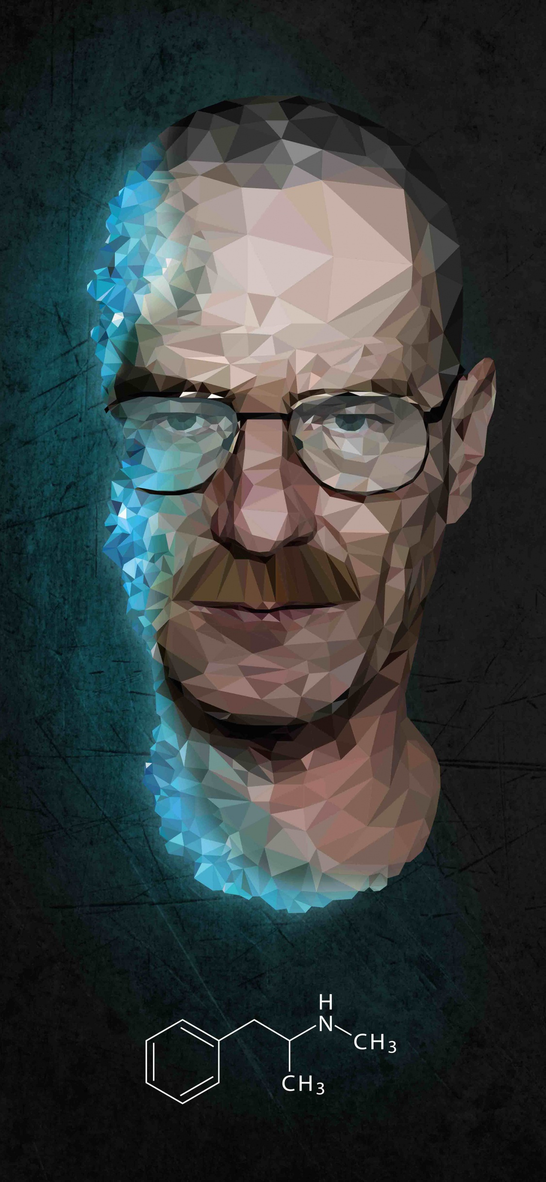 Обои Уолтер Уайт, Джесси Пинкман, Во все тяжкие, лицо, голова в разрешении 1125x2436