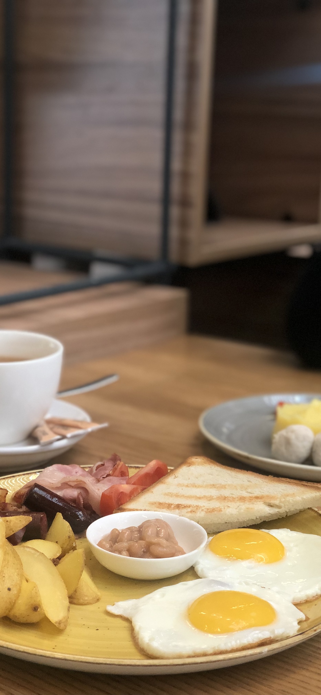 Обои завтрак, полноценный завтрак, serveware, кофейная чашка, пища в разрешении 1125x2436