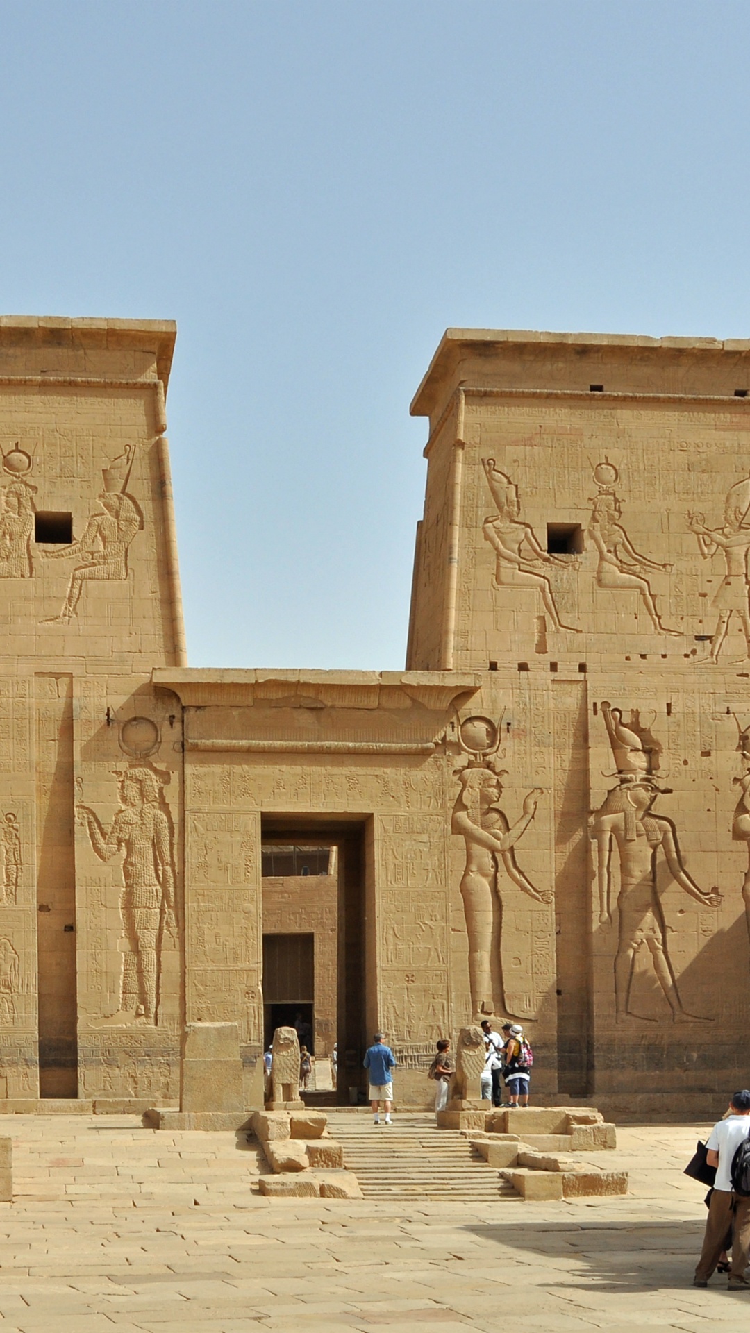 Обои Нил, Луксор, историческое место, древняя история, египетский храм в разрешении 1080x1920