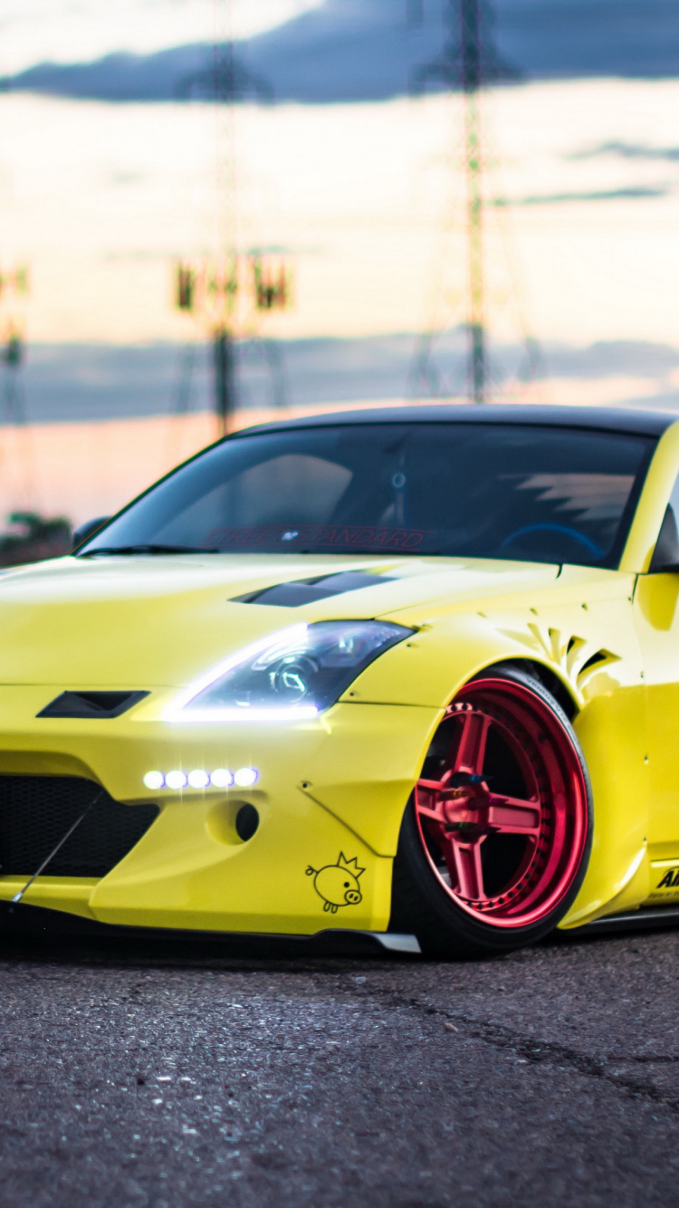 Обои Ниссан, авто, спорткар, колесо, Nissan Z-car в разрешении 750x1334